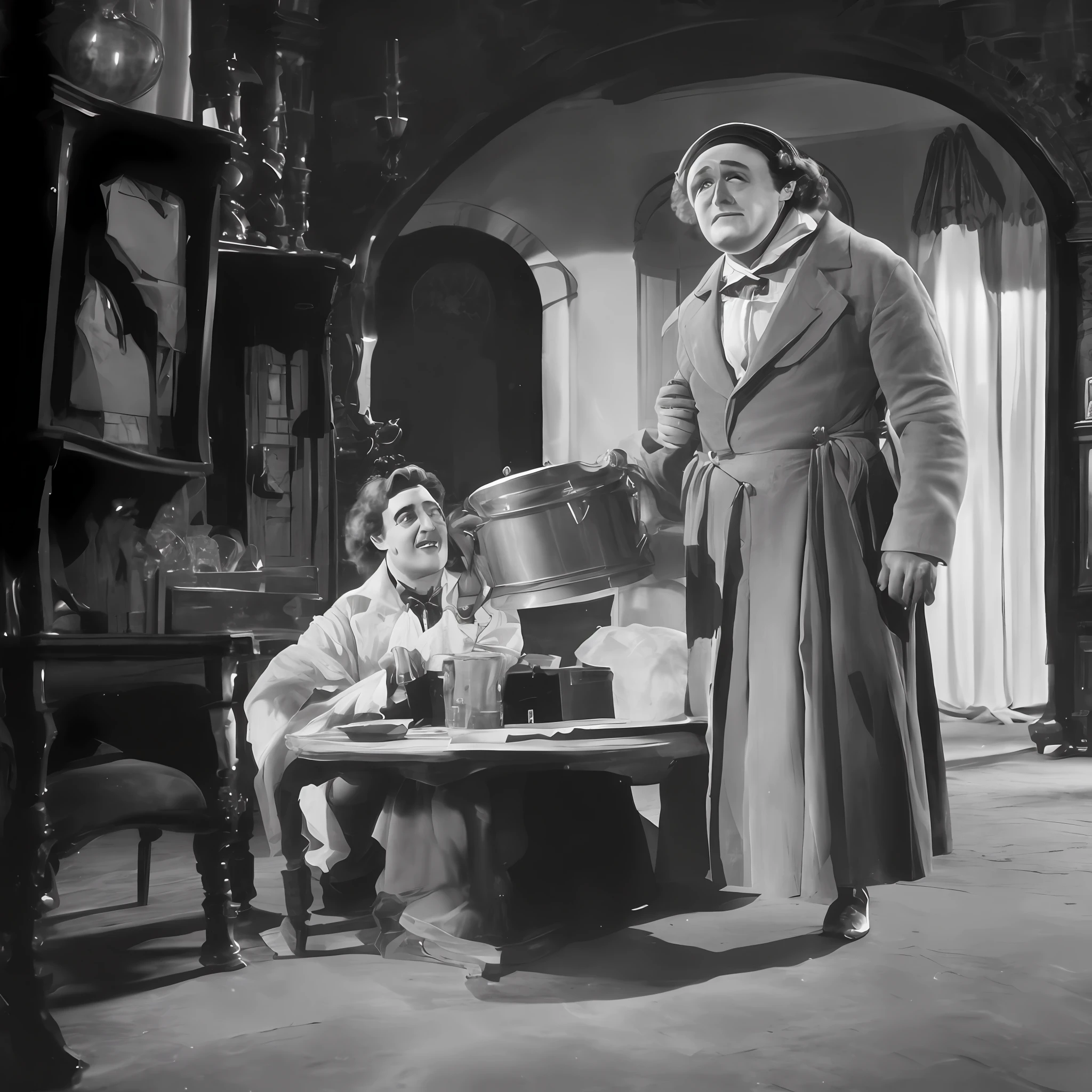 Young Frankenstein, concept art, 4k --auto
