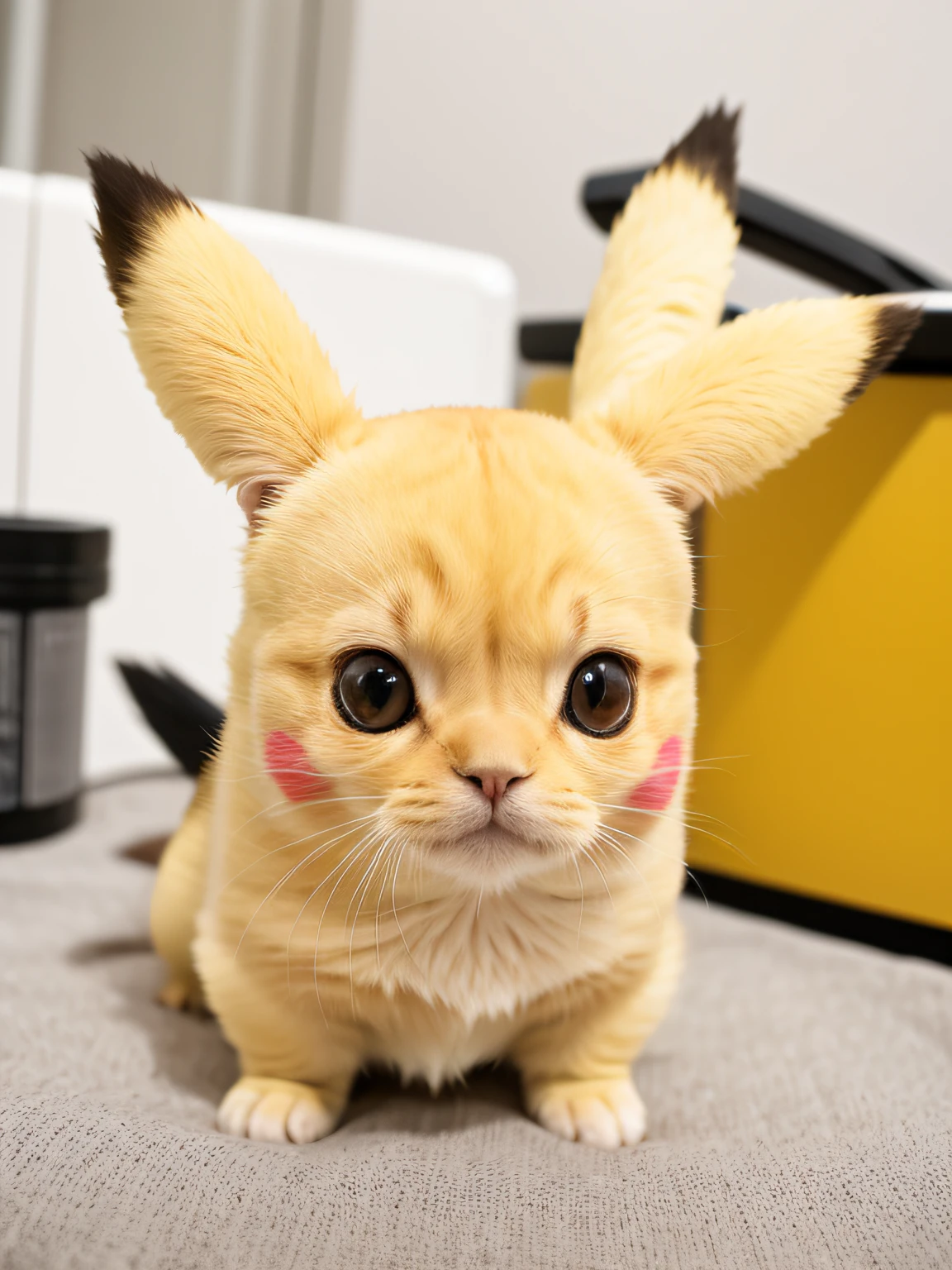 Pikachu、Photorealsitic、hightquality、RAW Photography