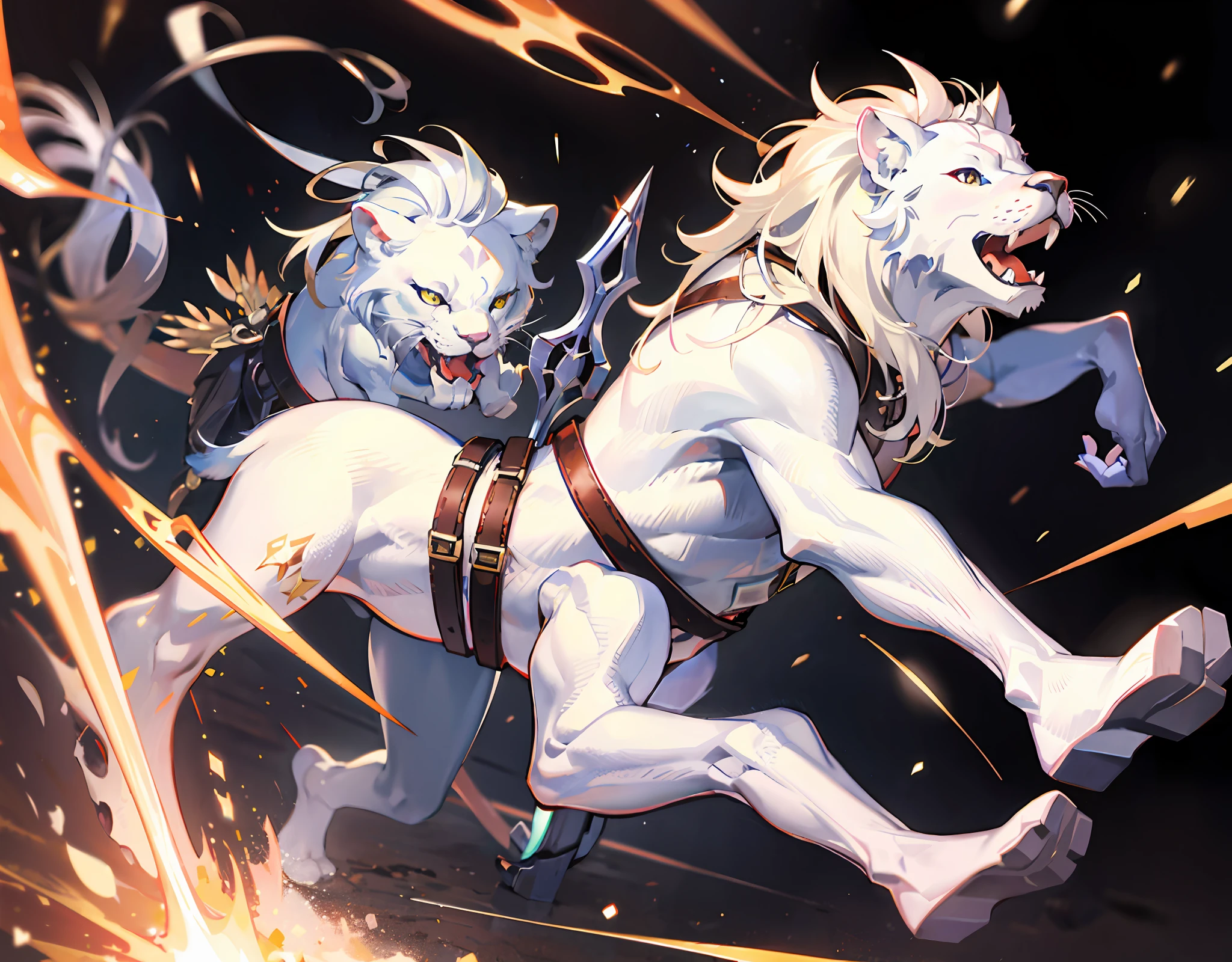 White lion
weapon