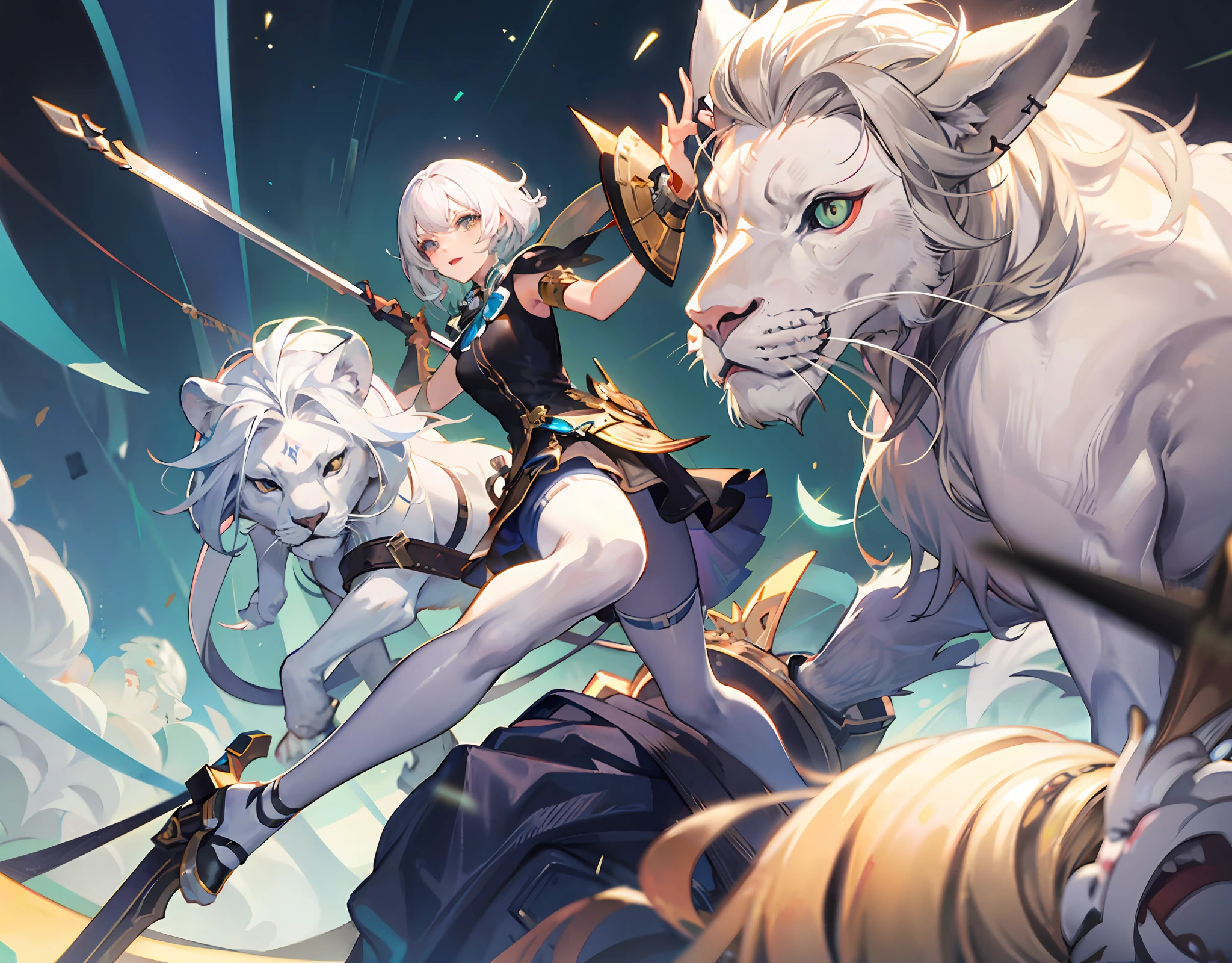 White lion
weapon