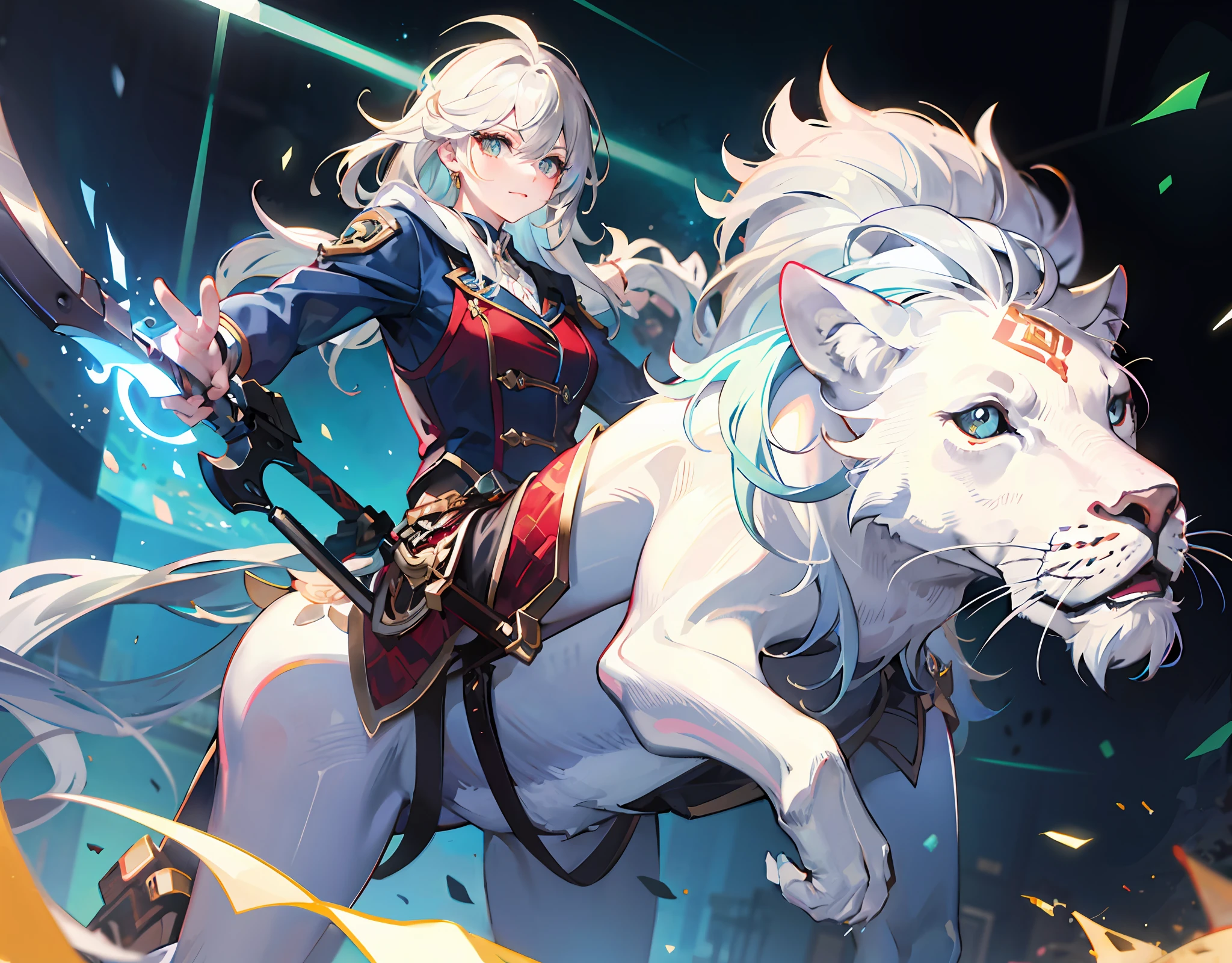 White lion
weapon