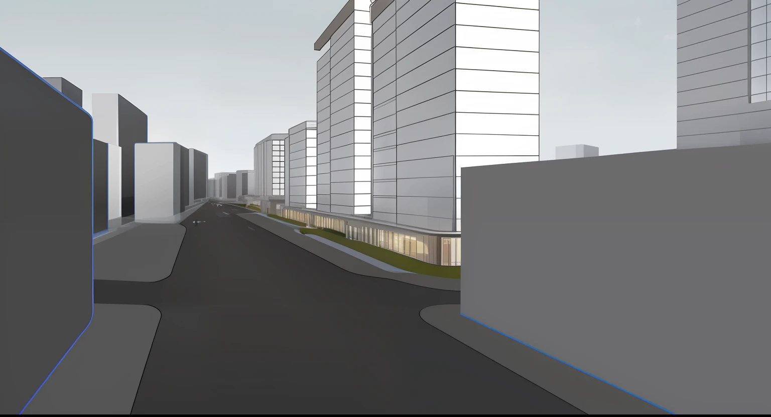 Buildings, apartament, Urban crowds,the city street,Heavy traffic,the trees,urban buildings,Commercial along the street,