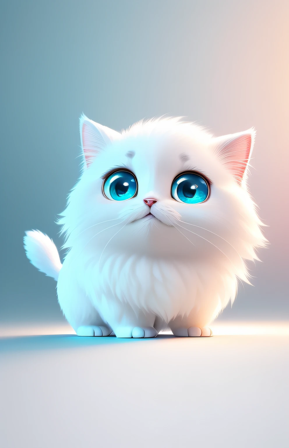 (tmasterpiece), (Need), (super-fine), (full bodyesbian:1.2), ultra cute, Baby, Pixar, **** cat, It's a big eye-catcher, fluffly, ssmile, Delicate and delicate, Fairytales, Incredibly high detail, pixar-style, bright color palette, natural soft light, Simple background in solid color, Octane rendering, Trends on Artstation, opulent, ultra-wide-angle, 8k, k hd, realisticlying