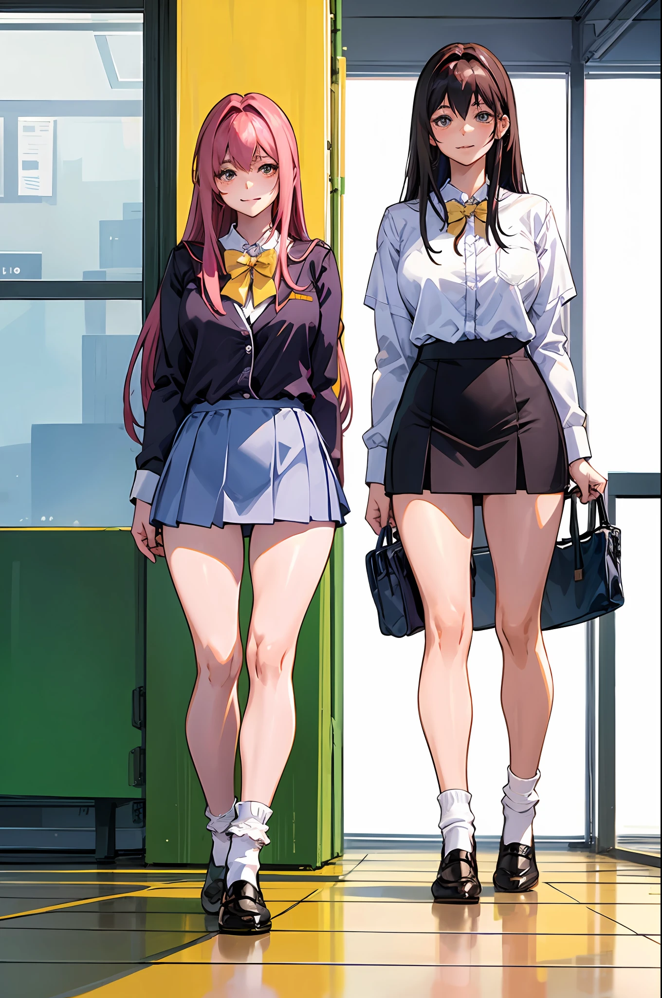 realisitic、hi-school girl、Long leg、realistic detail、Ankle Length Socks 、lowfers