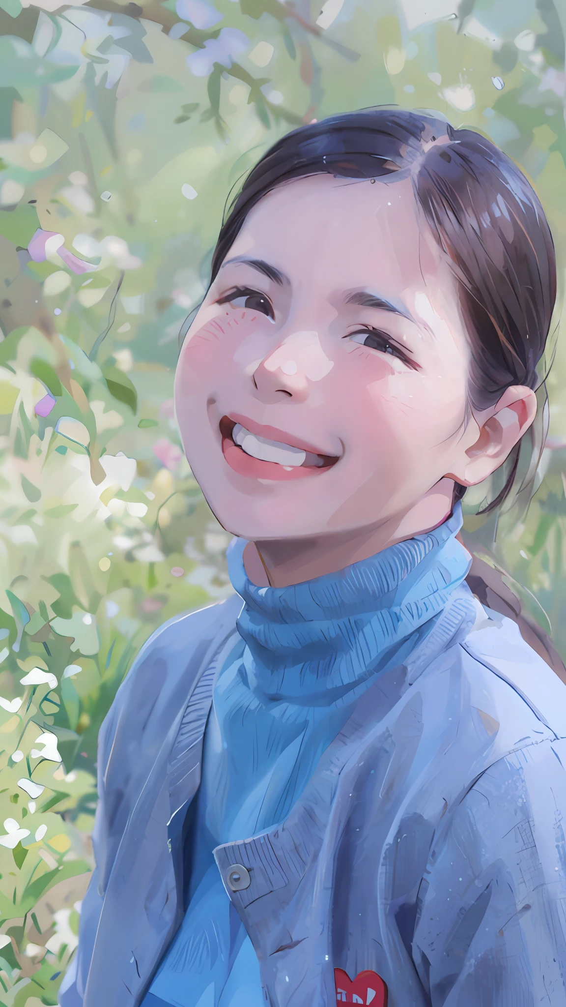 (closeup cleavage,family photos)Placed in the kitchen and laughing happily(mom+dad),Space in(kitchens),The background is white tones,The mood is lighthearted。