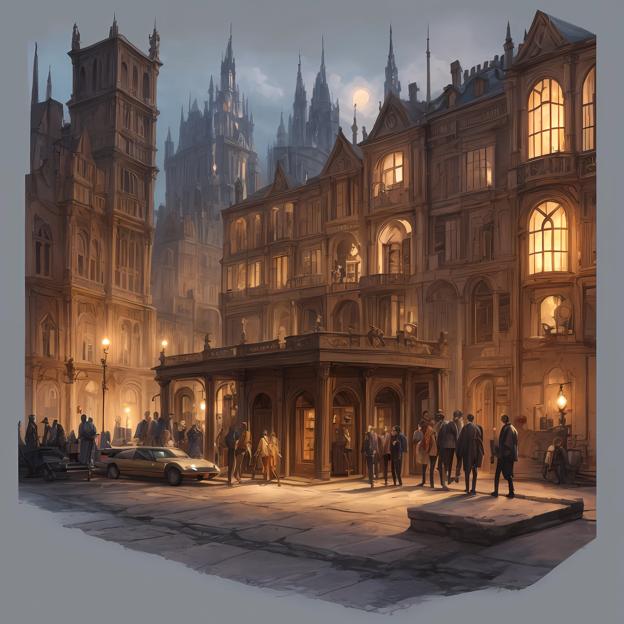 Young Frankenstein, concept art, 4k --auto