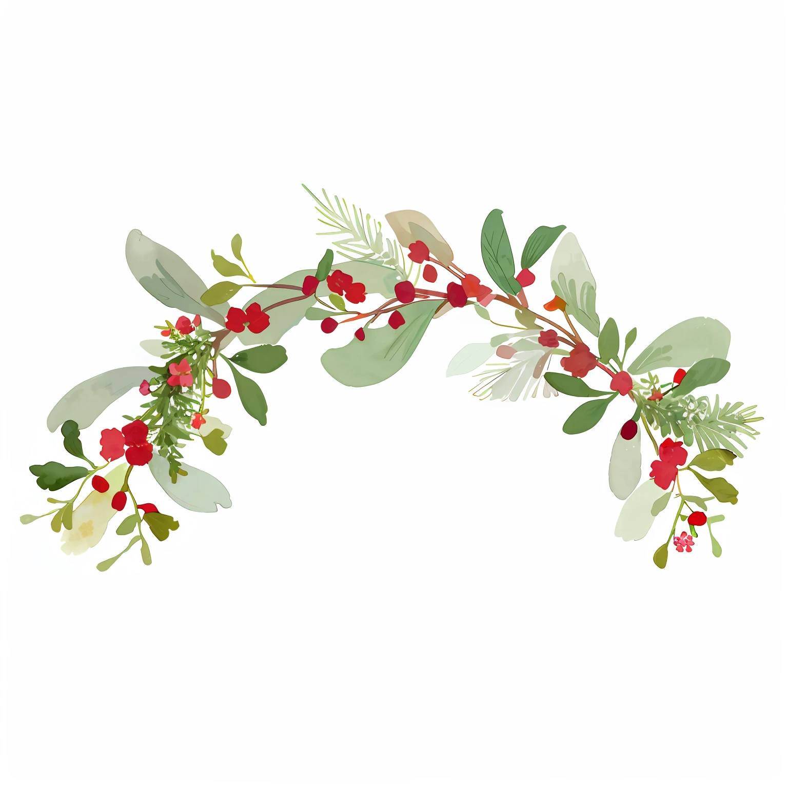 Set of watercolor flowers and leaves on white background, flower elements, botanical watercolors, flowers and stems, floral motives, boho floral vines, Watercolor illustration style, flora, floral flowers colorful, detailed beautiful plants, Flat color, Watercolor illustration, floral growth, Floral details, wildflowers, Field flowers, flower ornament, flat colour, Animal minus