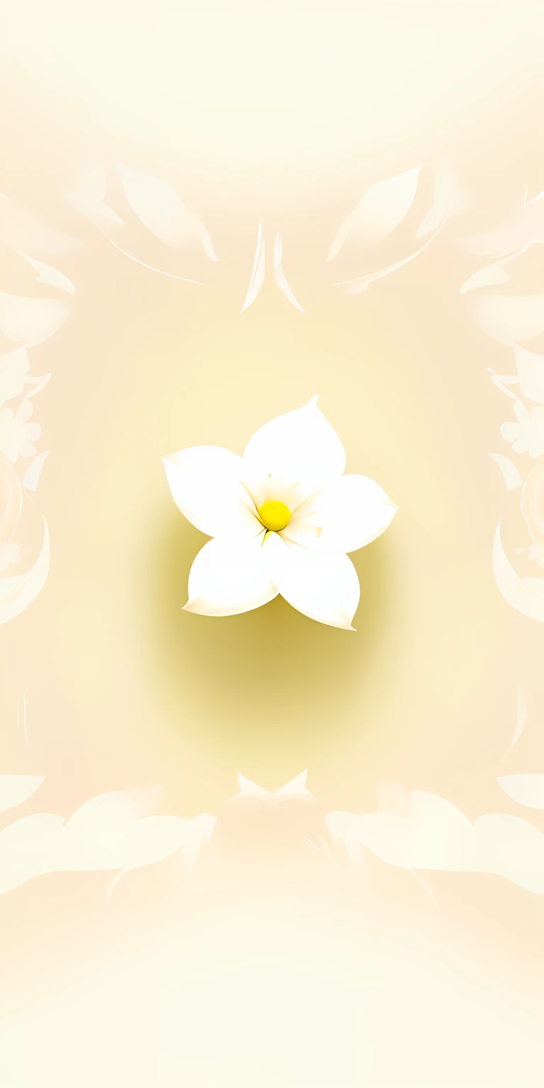 There are two white flowers,Yellow in the center,The stem is green, smile coy, Smile, Small smile, laughing sweetly, soft happy smile, smiling expression, Smile face, flor branca, Kind smile, smiling coy, Middle metaverse, on simple background, Smiling confidently, smiling warmly, Cute smile, Happy smile, Smiling, full device
