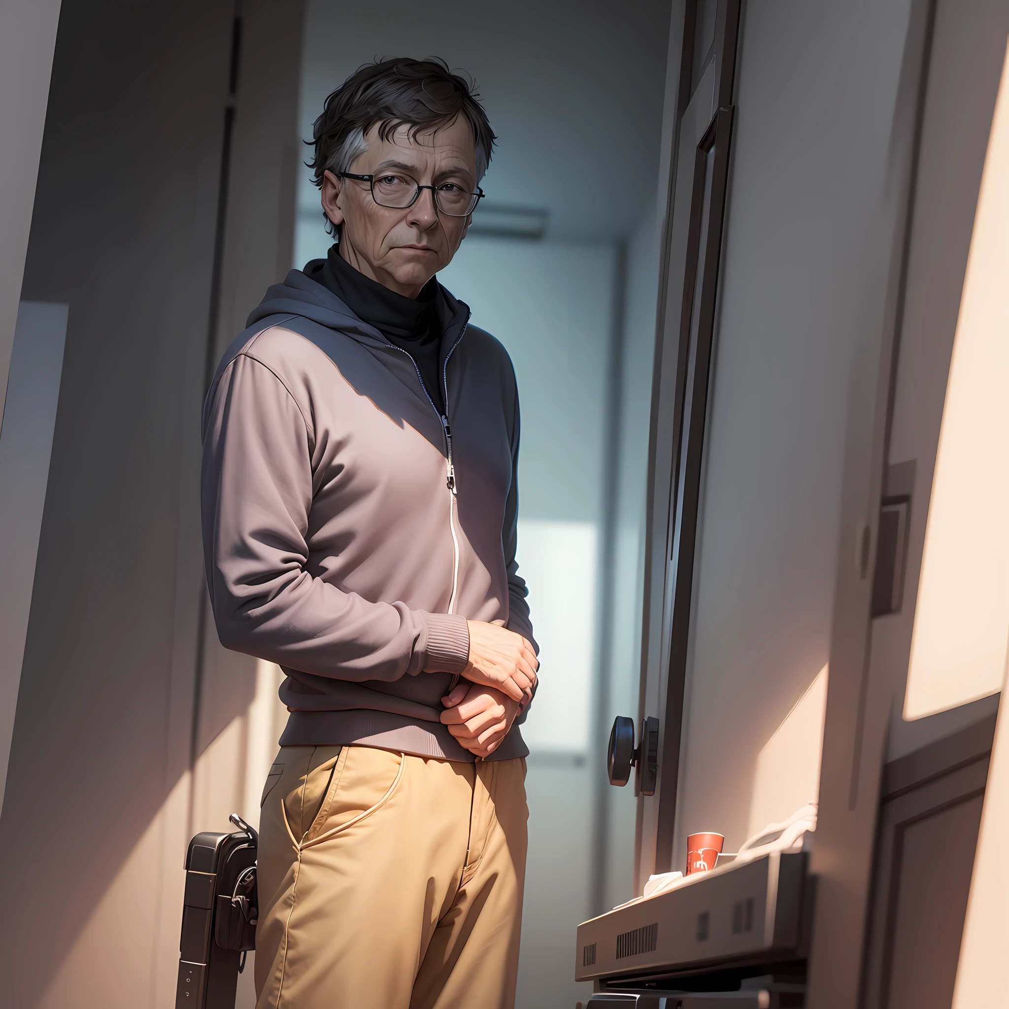 Bill Gates, concept art, 4k