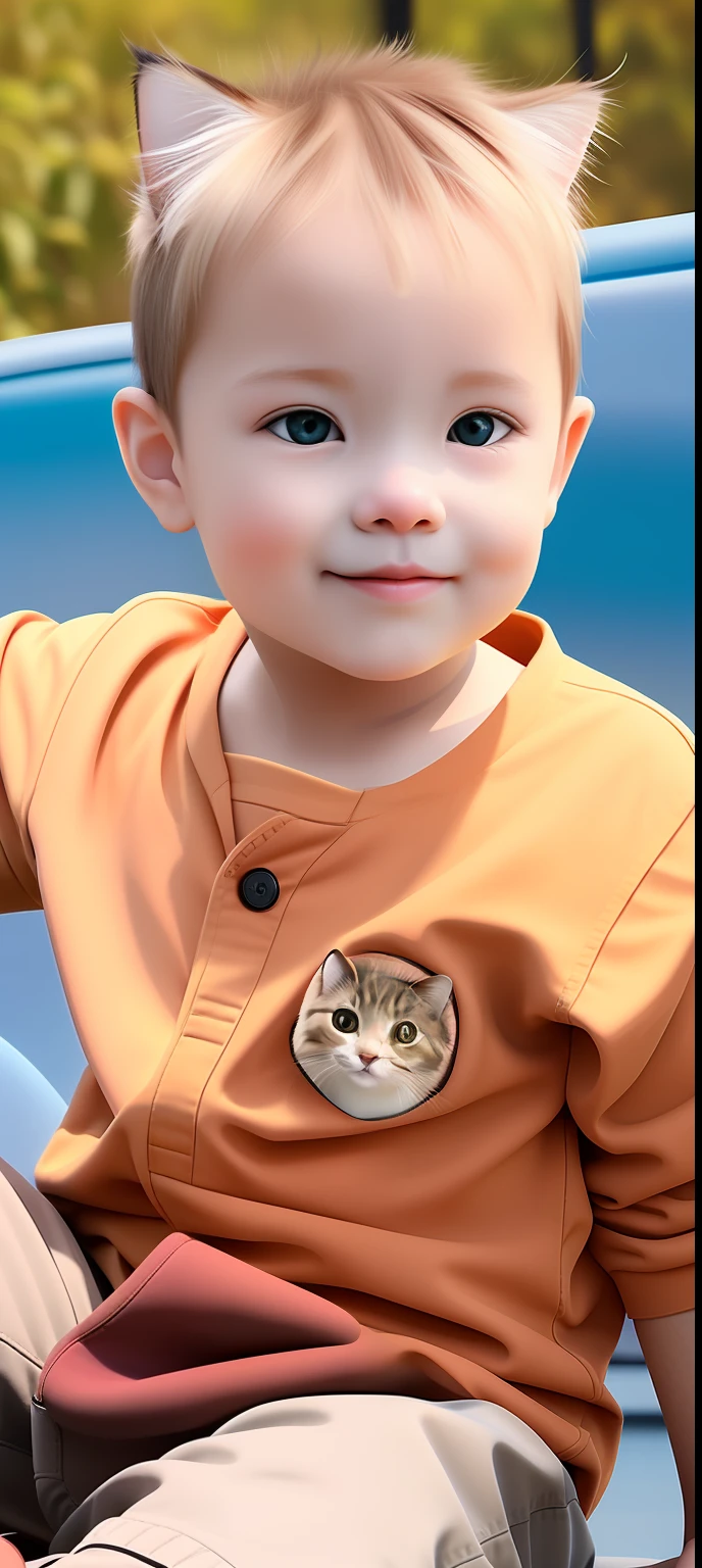 add cute cat in picture