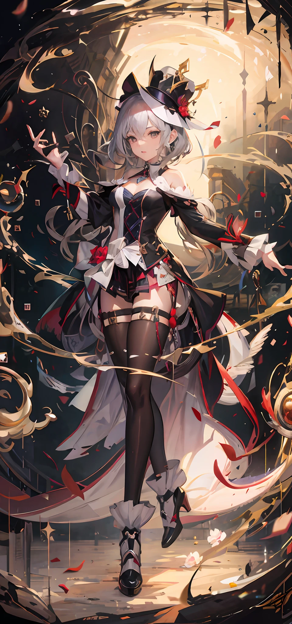 Anime girl in black and white costume holding a sword, Kushatt Krenz Key Art Women, Extremely detailed Artgerm, trending on artstation pixiv, Guweiz on ArtStation Pixiv, Guweiz in Pixiv ArtStation, Anime art wallpaper 8 K, Anime art wallpaper 4 K, Anime art wallpaper 4k