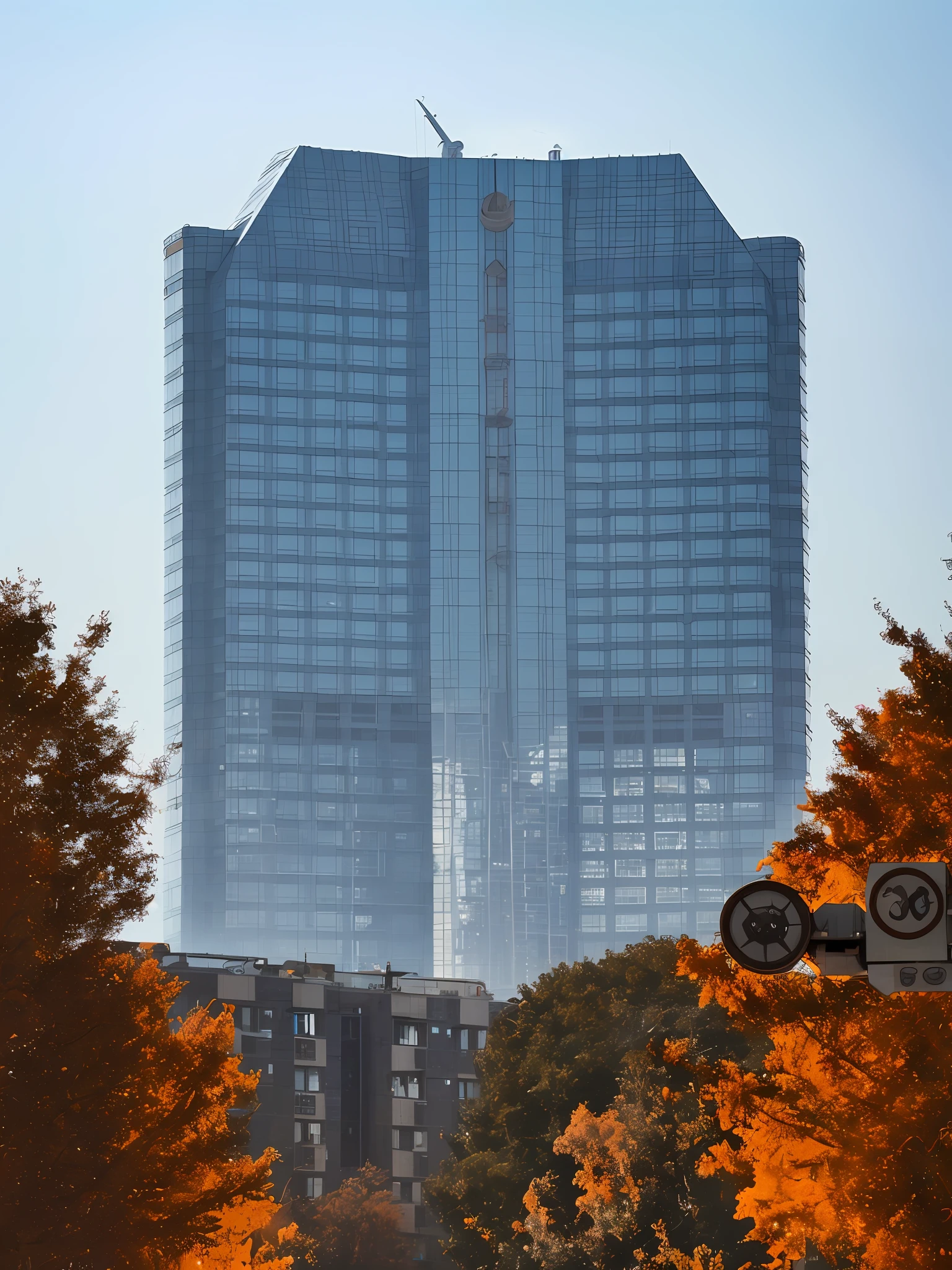 It has a sense of futuristic technology,There are spaceships in the sky,heavenly body