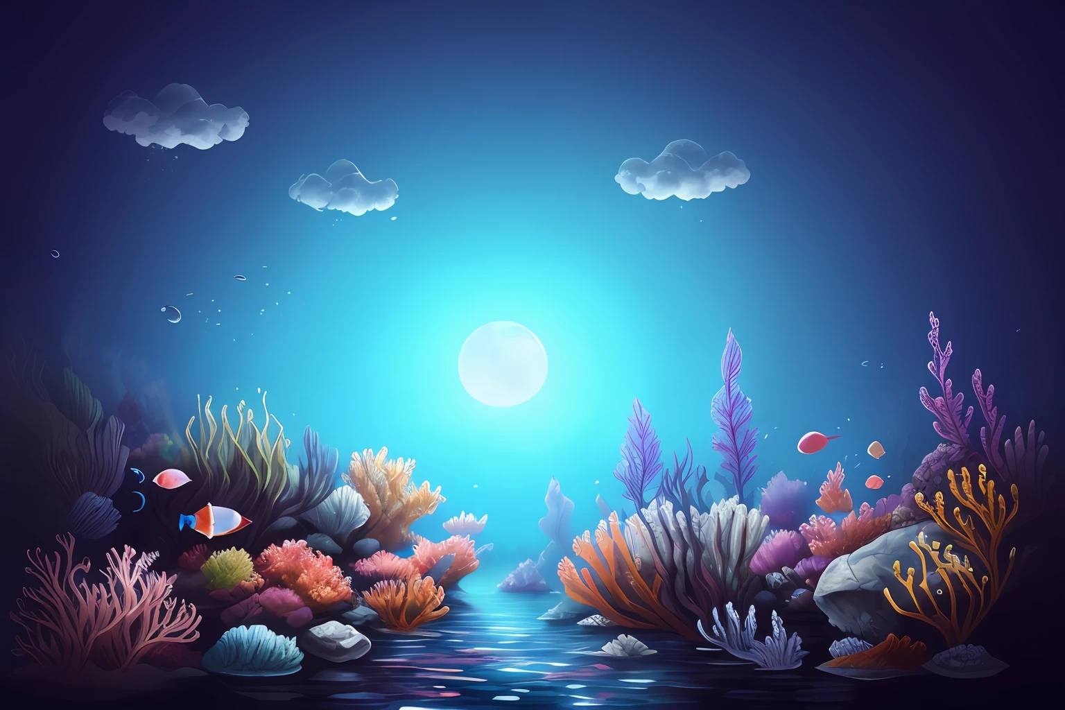 underwater, marshmallow, colorful, ink, ink, ink cloud, loose painting style, intricate detail, cinematic lighting, octane rendering, 8k rendering, volumetric lighting, intricate detail, very detailed