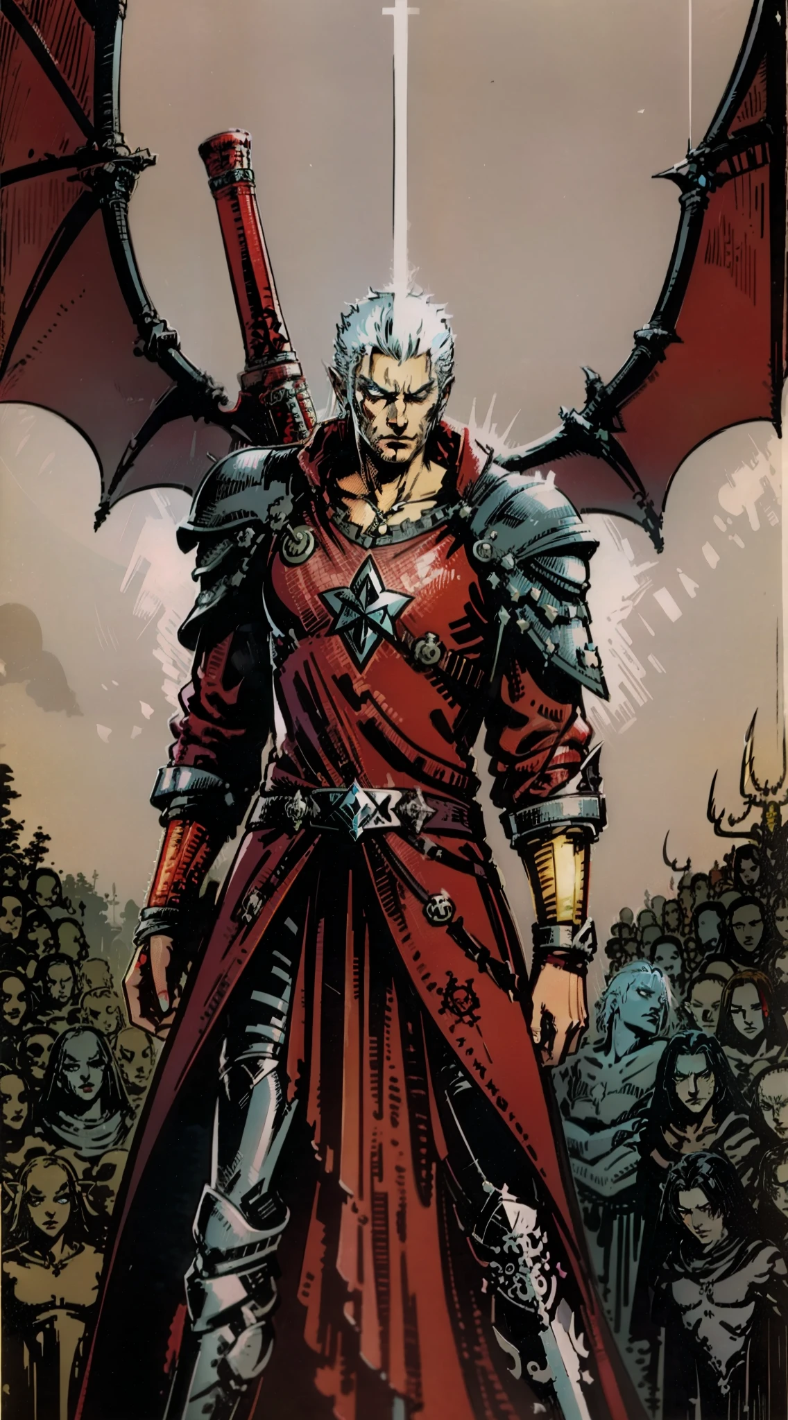 Sparda Devil May Cry conjurando sparda