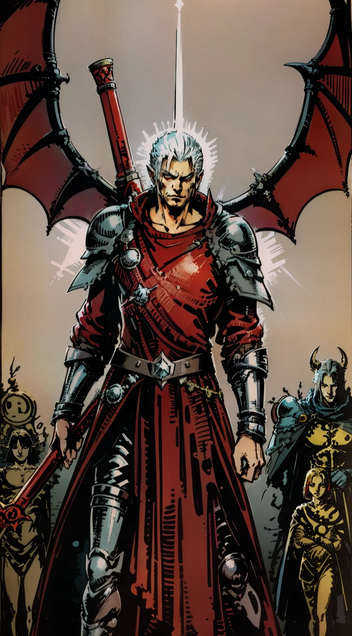 Sparda Devil May Cry conjurando sparda