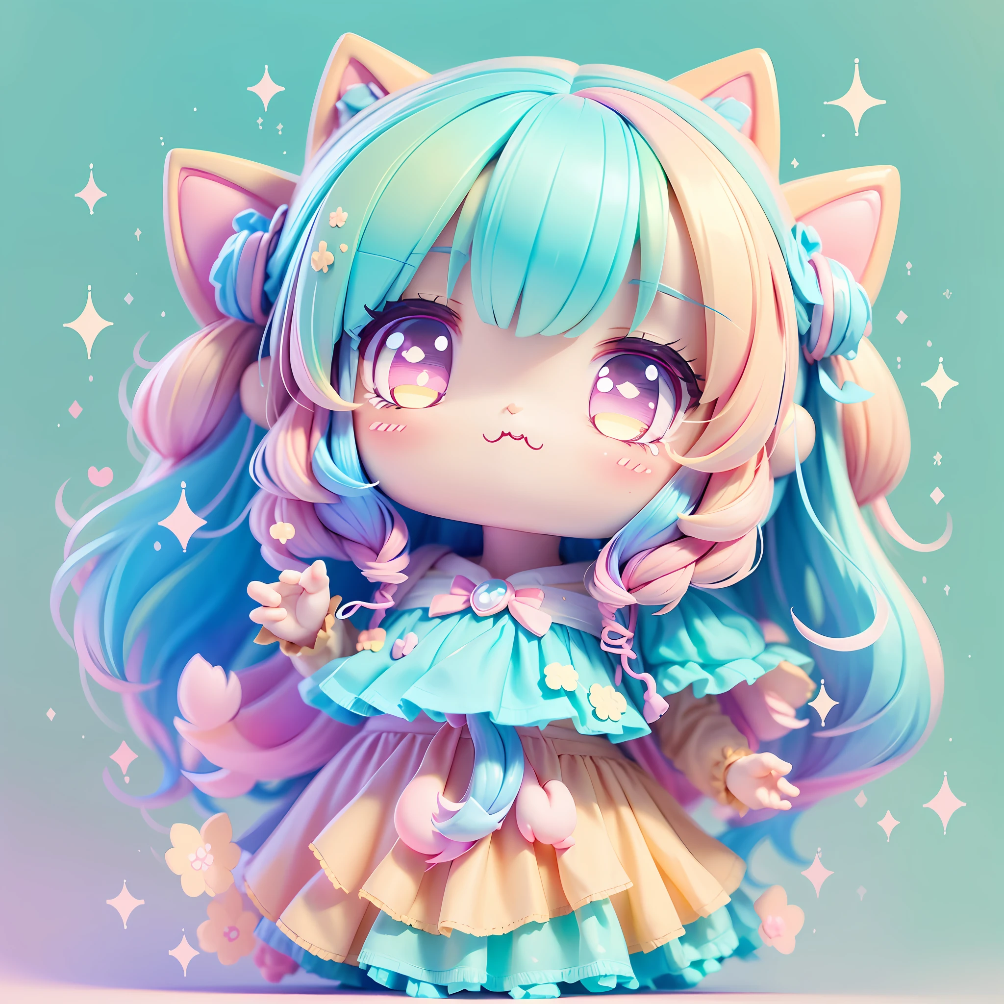 chibi, kawaiitech, kawaii, cute, pastel colors, best quality