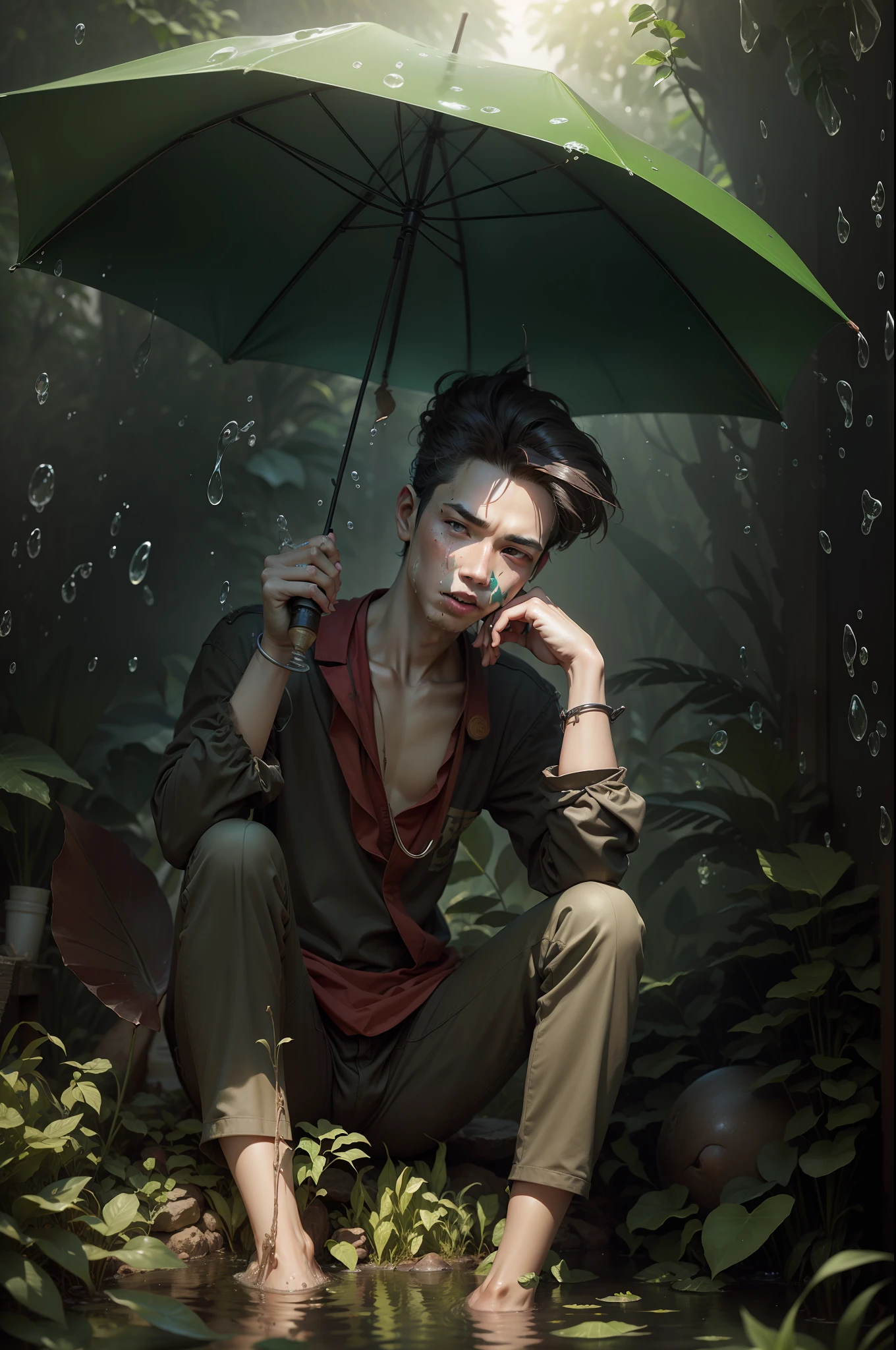 lightroom jungle water girta hua boy
