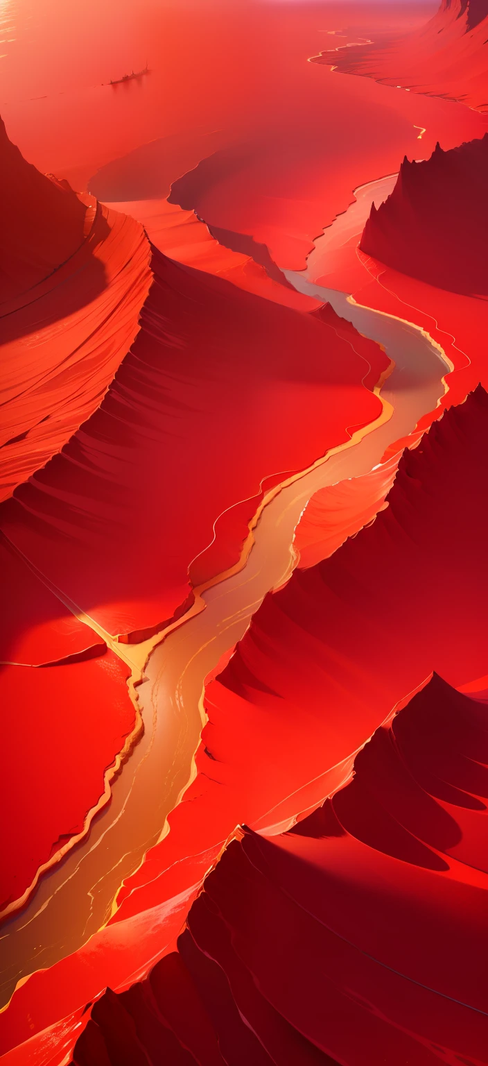 Red Sea poster background,Stereoscopic effect,Great golden river,Homem-Imponente,,ultraclear ,8K --auto