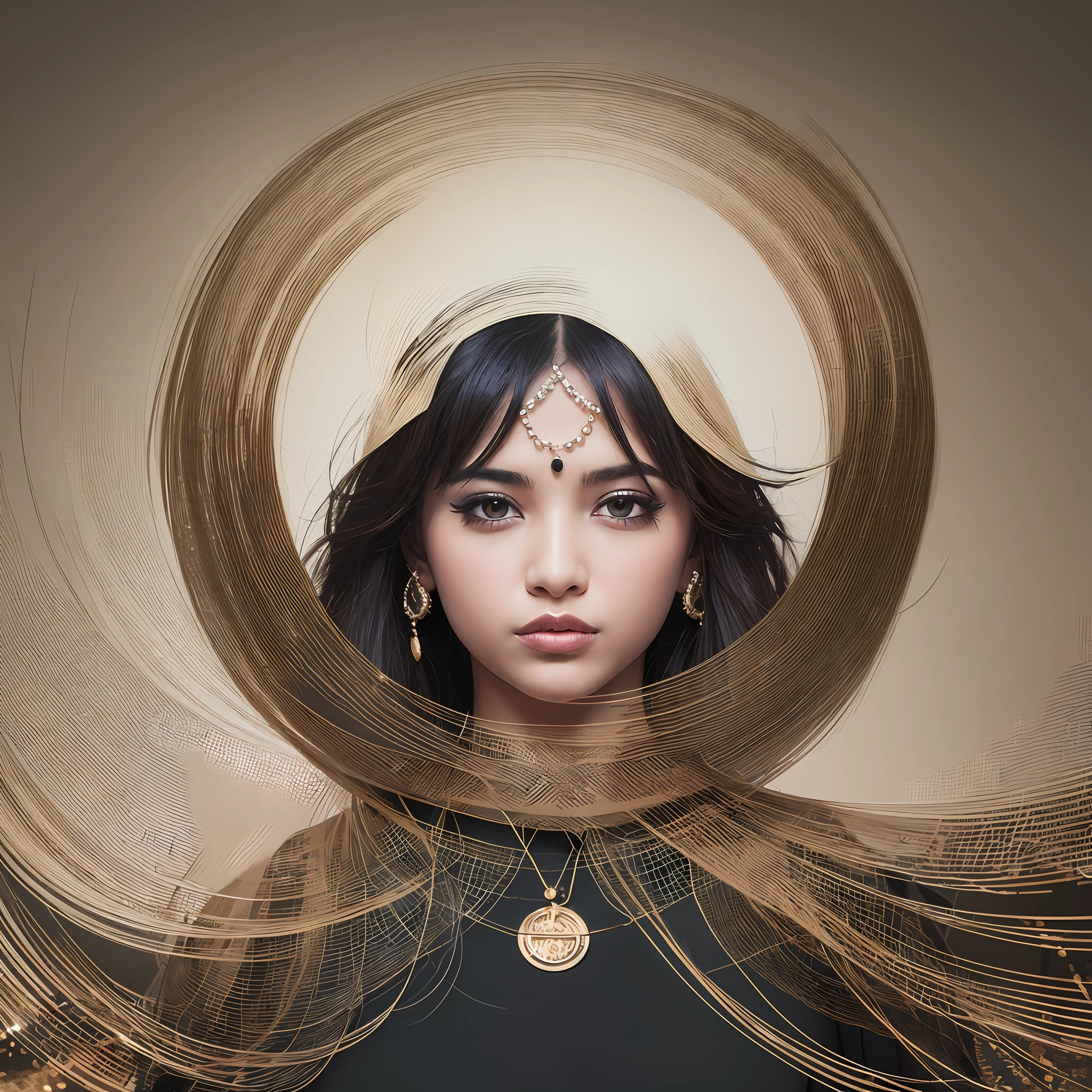 India Woman DJ Logo