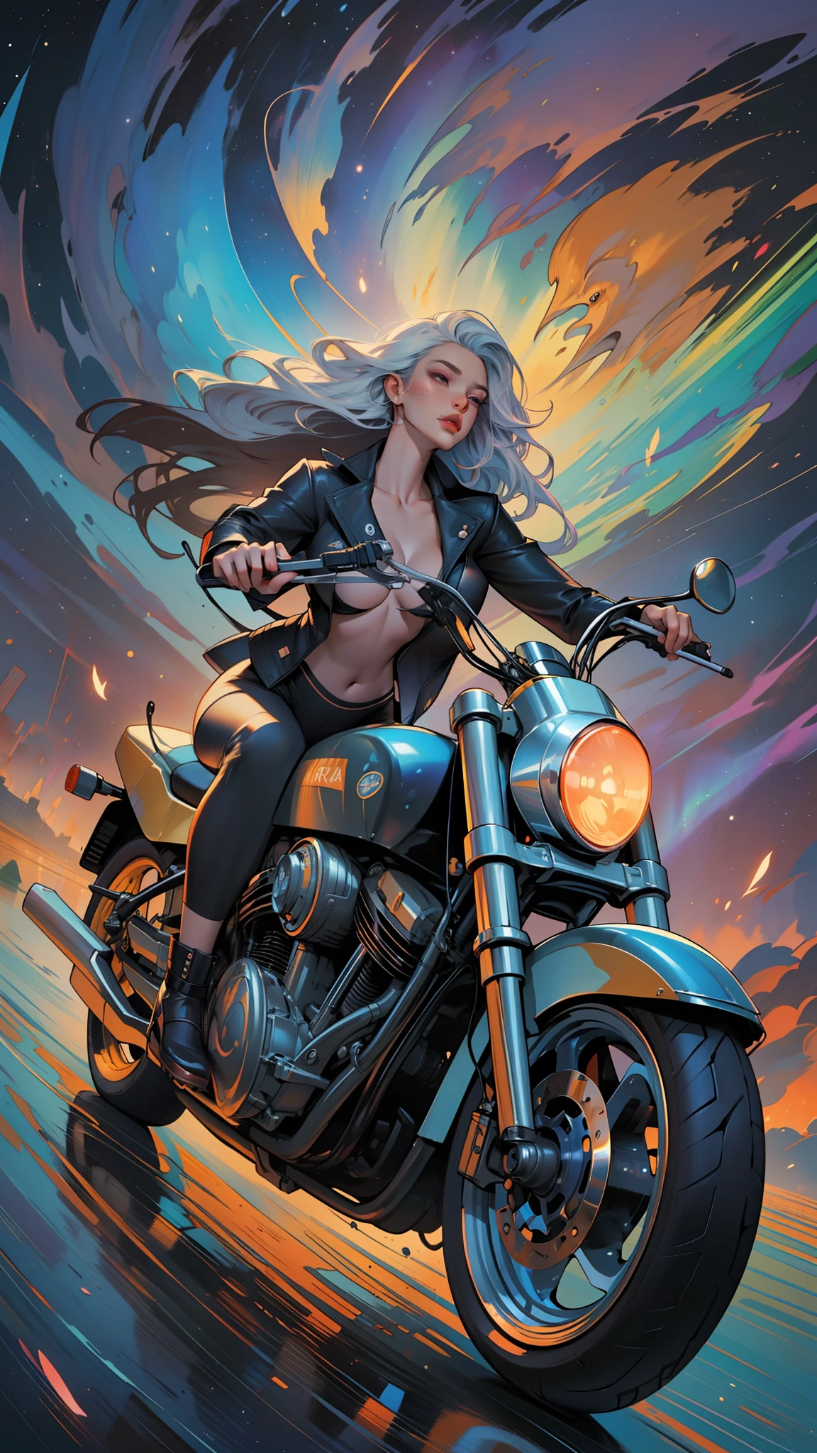 a goddess, A glorious sunrise, aura, Glow, multi-colored bright aurora borealis, Spectrum Rainbow,Colored Angel Wings, feathers, In a chic, lavender white mint hair, pastel, mixed-language_SMS, (beautiful and clear background:1.2),, fantastic paintings , high detailed eyes, crystals, outer space, galaxy, Gorgeous hair, Background Flora Peony, poppy, hydrangea, Plants. Loving. Love. ultra detail hair, Best Quality, hiquality, hight resolution, detail enhancement, ((most beautiful image in the world)), Masterpiece, Best Quality, High Quality Detail Enhancement, ((most beautiful image ), Shiny hair, ultra chic bikini, Stampa Flores, art by stjepan sejic, art by j scott campbell, Artist Guillem March, art by citemer liu, 4k, hight resolution, comic book character, comic, high quality detailed, style of ::2.0 comix illustration style,tatoon style, hiquality, hight resolution, detail enhancement, 8K, HD, Best Quality, hiquality, hight resolution, detail enhancement, 8K, HDR, sharp-focus, Ultra Detailed, perfect lighting, Curvy Body, Lush breasts, Curvy hips, Sits, sparks, Stars, The Cycle of the Stars