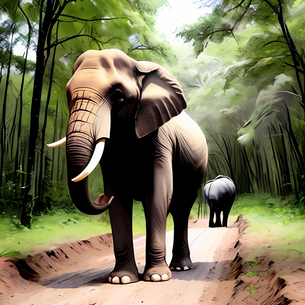 Elefante Gentil Ajuda.
User
Narrate a children's story about elephant
ChatGPT
Once upon a time there was a vast and enchanting forest, where animals of all species lived in harmony. Entre eles, there was a majestic elephant named Typhoon. He had huge ears that wobbled gracefully as he walked, e suas presas brilhavam ao sol.
Typhoon was known for his gentle and friendly personality. Todos os outros animais da floresta o adoravam e o consideravam um verdadeiro amigo. He was always willing to help and offer his help to anyone who needed it.
Um dia, when the forest awoke to the sun shining and the birds singing, Typhoon received a call for help from the forest's central clearing. Era o macaco Tagarela, que estava com um problema: His favorite fruits were stuck high in the tallest trees, and he couldn't reach them.
Typhoon smiled amicably and said: "Don't worry, Tagarela, eu vou te ajudar!". Com sua tromba forte e habilidosa, The elephant stretched out and picked up the juicy fruits from the top of the trees. The monkey was so happy that he couldn't stop thanking him.
Enquanto caminhava de volta para seu cantinho na floresta, Typhoon found the rabbit family, que estava construindo uma nova toca para abrigar seus filhotes. Mas eles estavam tendo dificuldades em cavar um buraco profundo o suficiente. Novamente, o elefante gentil ofereceu sua ajuda.
Com um movimento gracioso de suas enormes patas, Typhoon dug a deep hole in a matter of minutes. The rabbits were impressed with his strength and skill, e logo todos os filhotes corriam felizes pela nova toca.
Os dias passaram, and Typhoon continued to help the forest animals in their tasks and challenges. Ele se tornou uma figura querida e respeitada por todos, e a floresta estava mais unida do que nunca.
No entanto, um dia, a floresta foi atingida por uma tempestade feroz. Trees were felled, The rivers overflowed and the wind howled menacingly. Typhoon did you know that