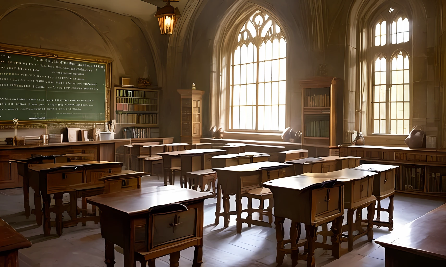 Harry Potter's Magic Classroom,Realistic ancient mystery