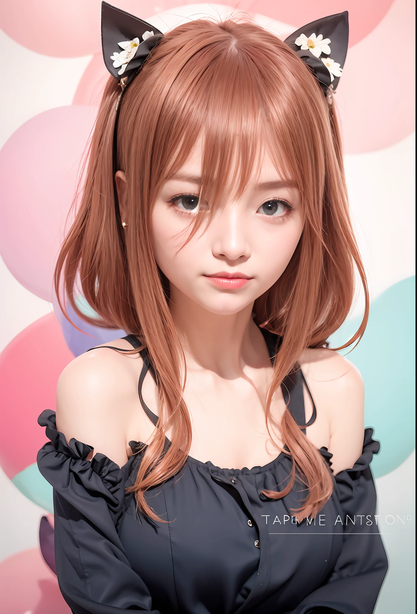 stechu，（white backgrounid：1.4），（（tachi-e）），Original，（illustratio：1.1），（best qualtiy），（tmasterpiece：1.1），（Very detailed CG unity 8k wallpaper：1.1），（a color： 0.9),(panoramicshooting:1.4),(solo person:1.2),(Splash ink),(Splash color),((aquarelle)),sharp and clear focus,{ 1girl standing },((korean style )),flower background ,exteriors,Rochas,Look at the viewer,Make happy faces,softl smile,chaste,Beautiful delicate face and eyes,Delicate garment pattern details,Black hair,Black colored eyes,Colorwater's expression was a little shy
