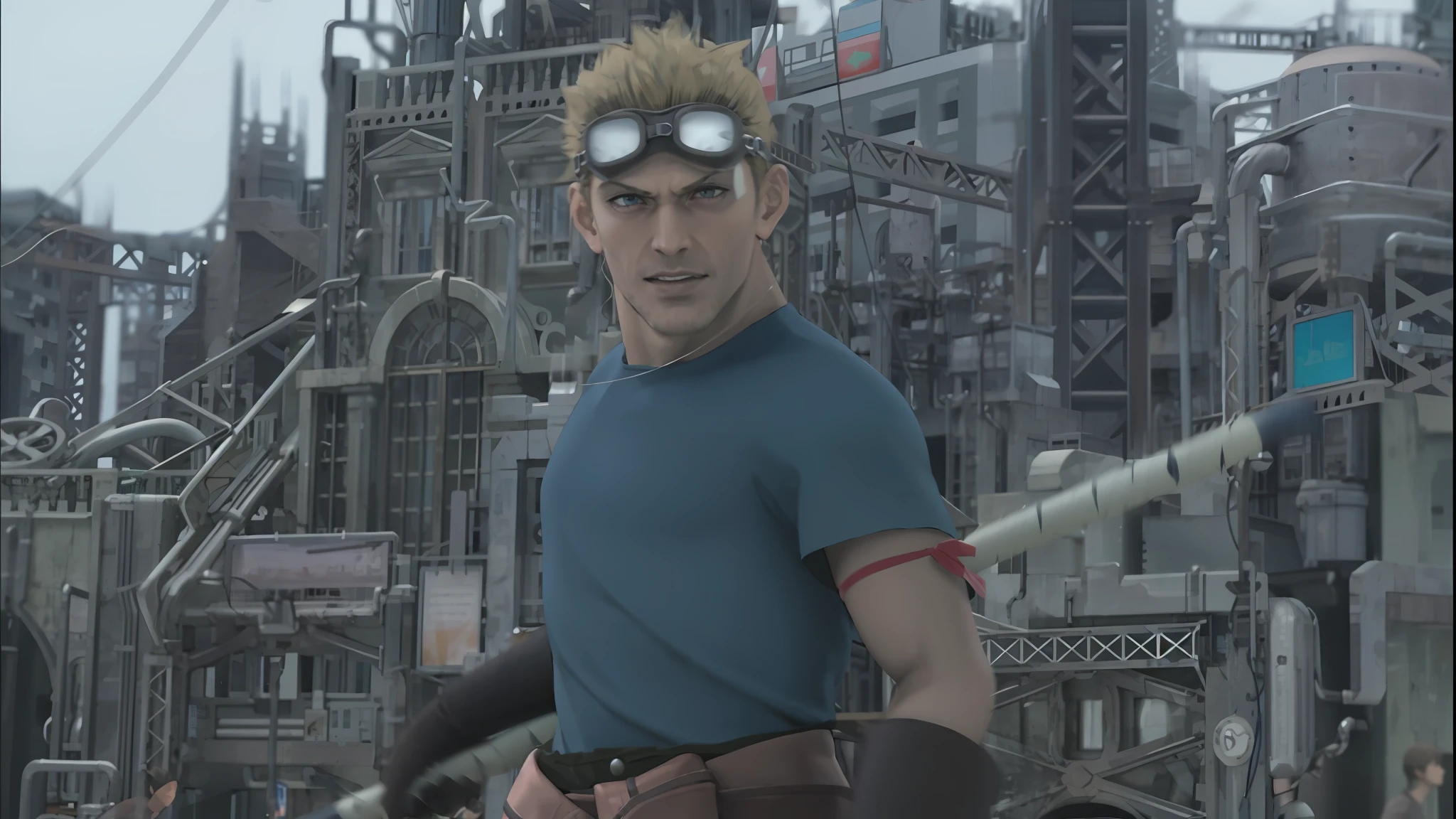 (Masterpiece : 1,8), 64k quality, final fantasy artwork concept, detailed manga eyes, detailed hair, detailed clothes, detailed body, cleaner designs, detailed face pronounced, shiny objects like jewels, see creases on clothes, more coherent clothing, more rounded eyes transparent liquid globular, more colors, more coherent clothing , correct the features of the clothes, better eyes contour, better shoulders, really colorful, coarser line, black line, finishing . (coarser line) (black line) (homogeneous rendering: 1.3)