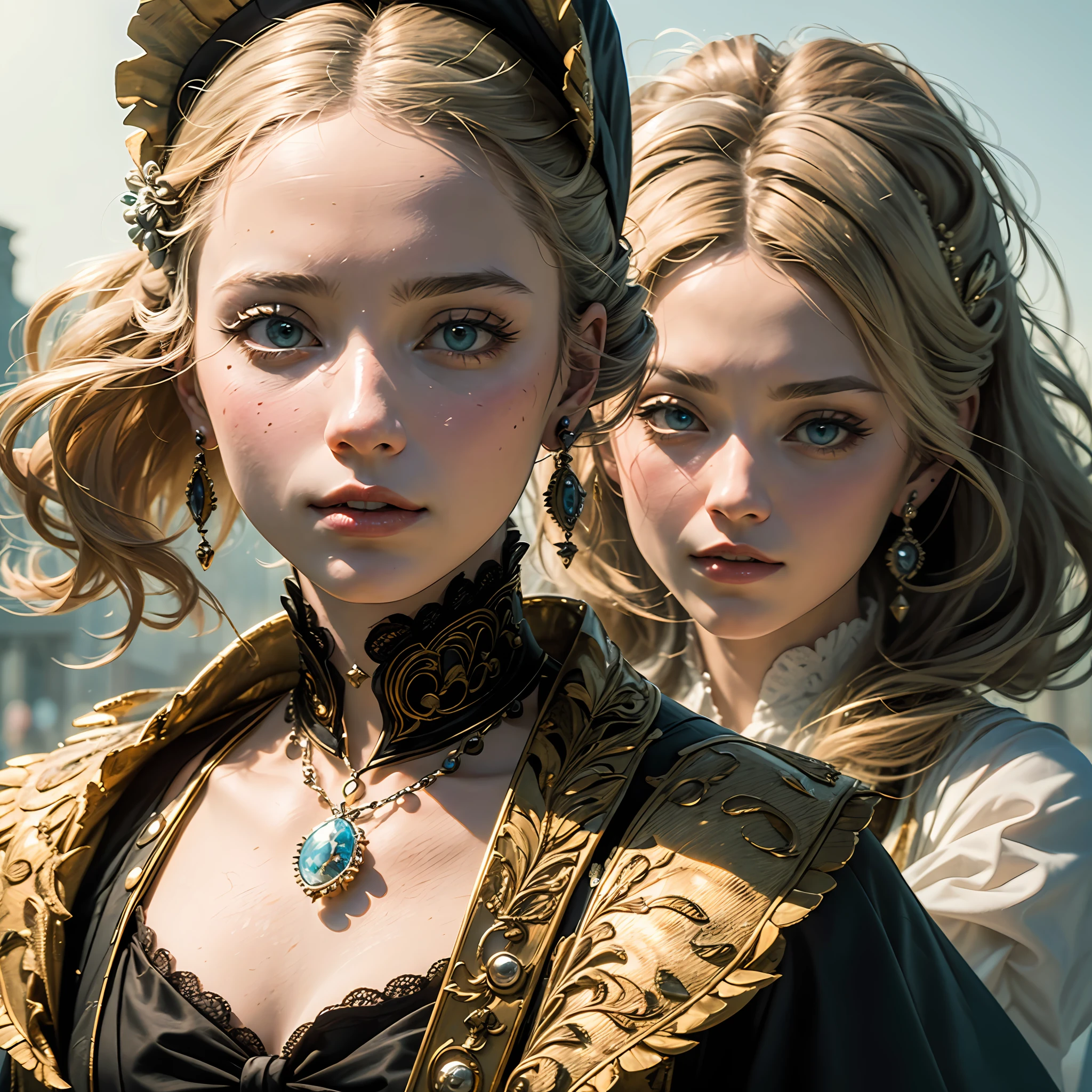 ity best quality(Highest Quality) , High quality(hiquality)　etc ○○ detailed – ○○ details ultra detailed(Ultra-fine ) , Extremely detailed(Extremely detailed) , Finely detailed(Fine-grained)　etc ○○ res – ○○ resolution ultra high res(超A high resolution) , very high res(hight resolution)　etc Realistic – Realistic Photorealistic – photorealistic beautiful – beautiful 4k , 8K , 16K – 4K image quality , 8K , 16k distinct – clearly Best Aesthetic – Supremely Aesthetic ，Marie Antoinette，Palace of Versailles，ue，1girl，up hairstyle --auto