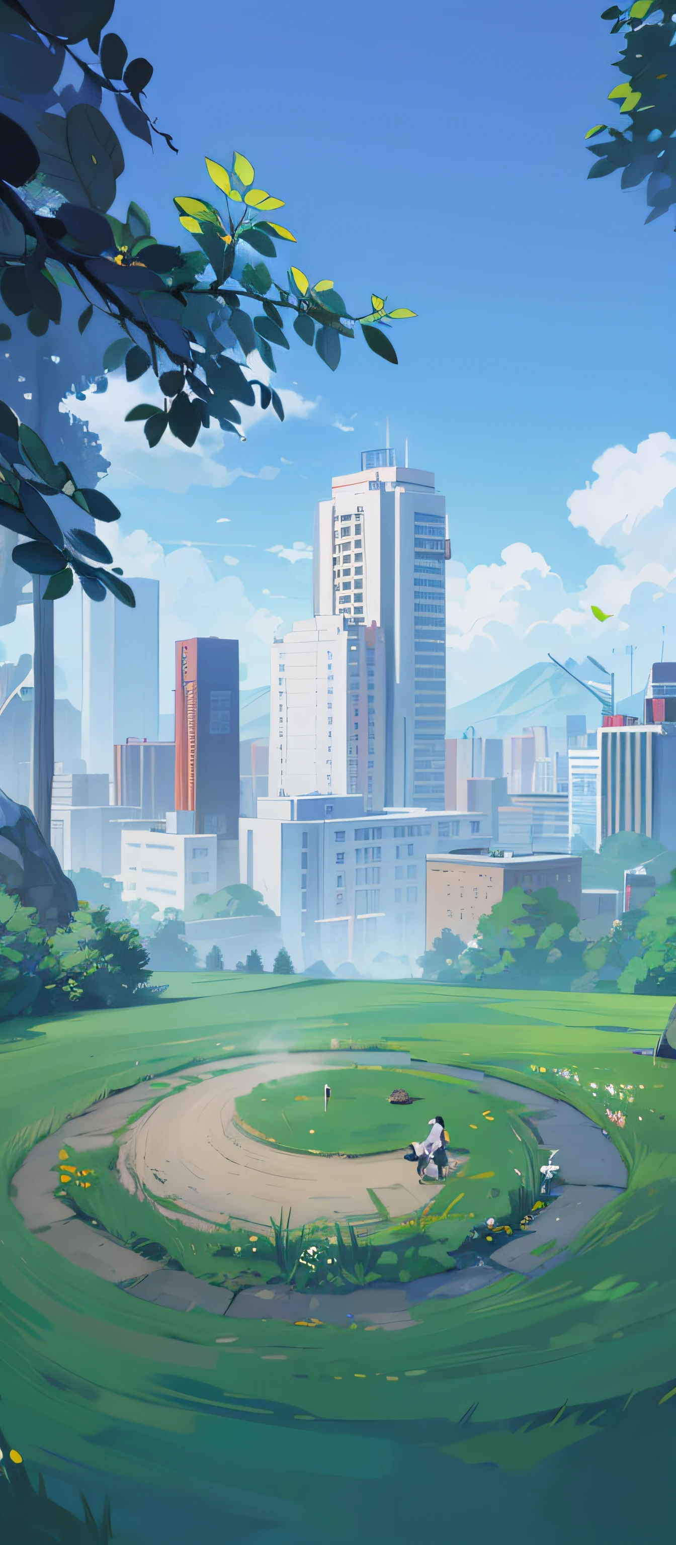 absurderes,A high resolution,ultra - detailed,hdr),tmasterpiece,best qualtiy,Looking forward to Lingquan,There is a Tai Chi Bagua Array on the ground,National style artistic conception brushstrokes