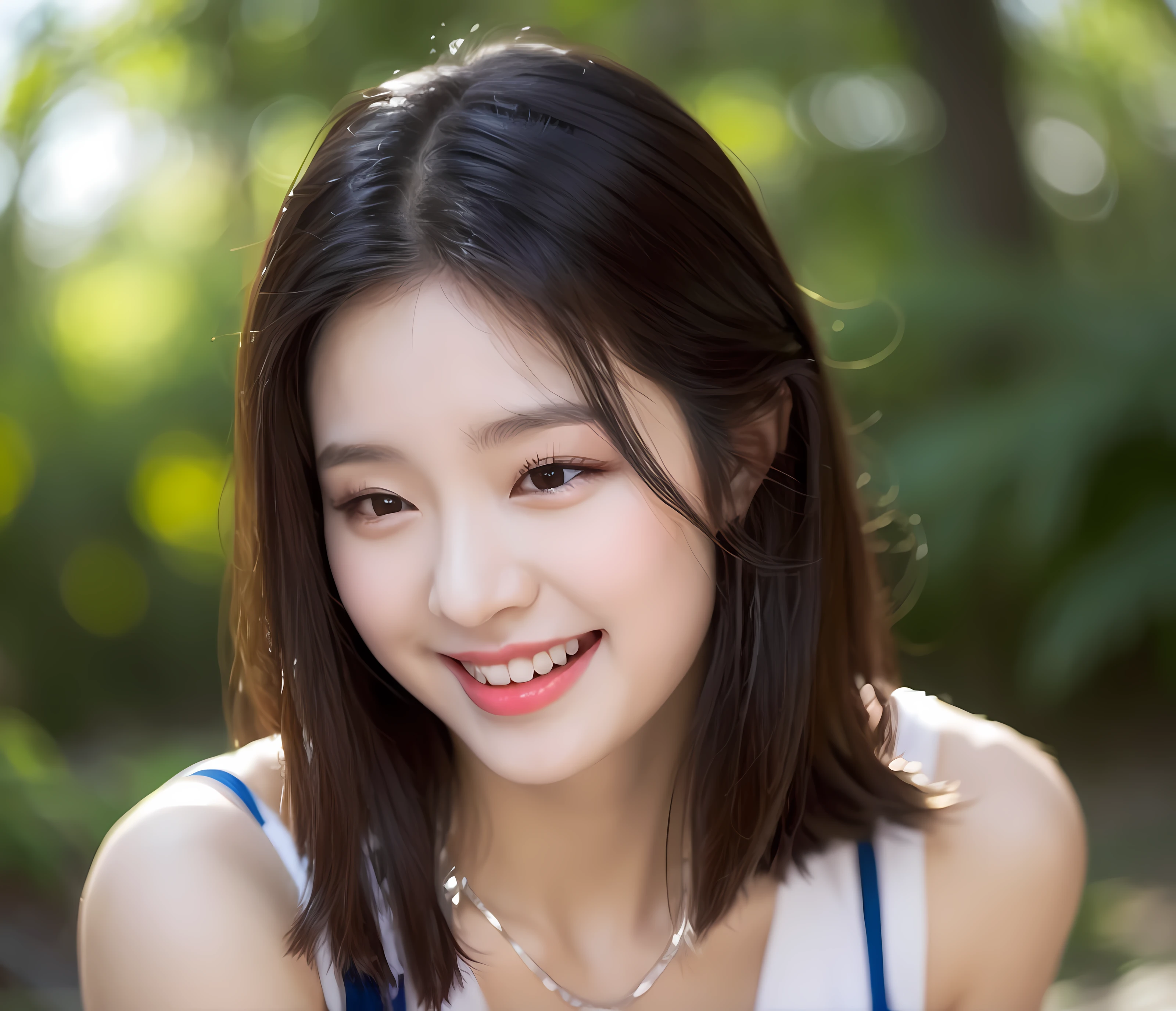 Alaf asian woman holding necklace and necklace around neck, Portrait of female Korean idol, Gorgeous young Korean woman, Beautiful young Korean woman, wan adorable korean face, Young adorable Korean face, jaeyeon nam, beautiful Korean women, portrait of kpop idol, young cute wan asian face, Korean Girl, Cute Korean Actress, Choi Hong Hwa