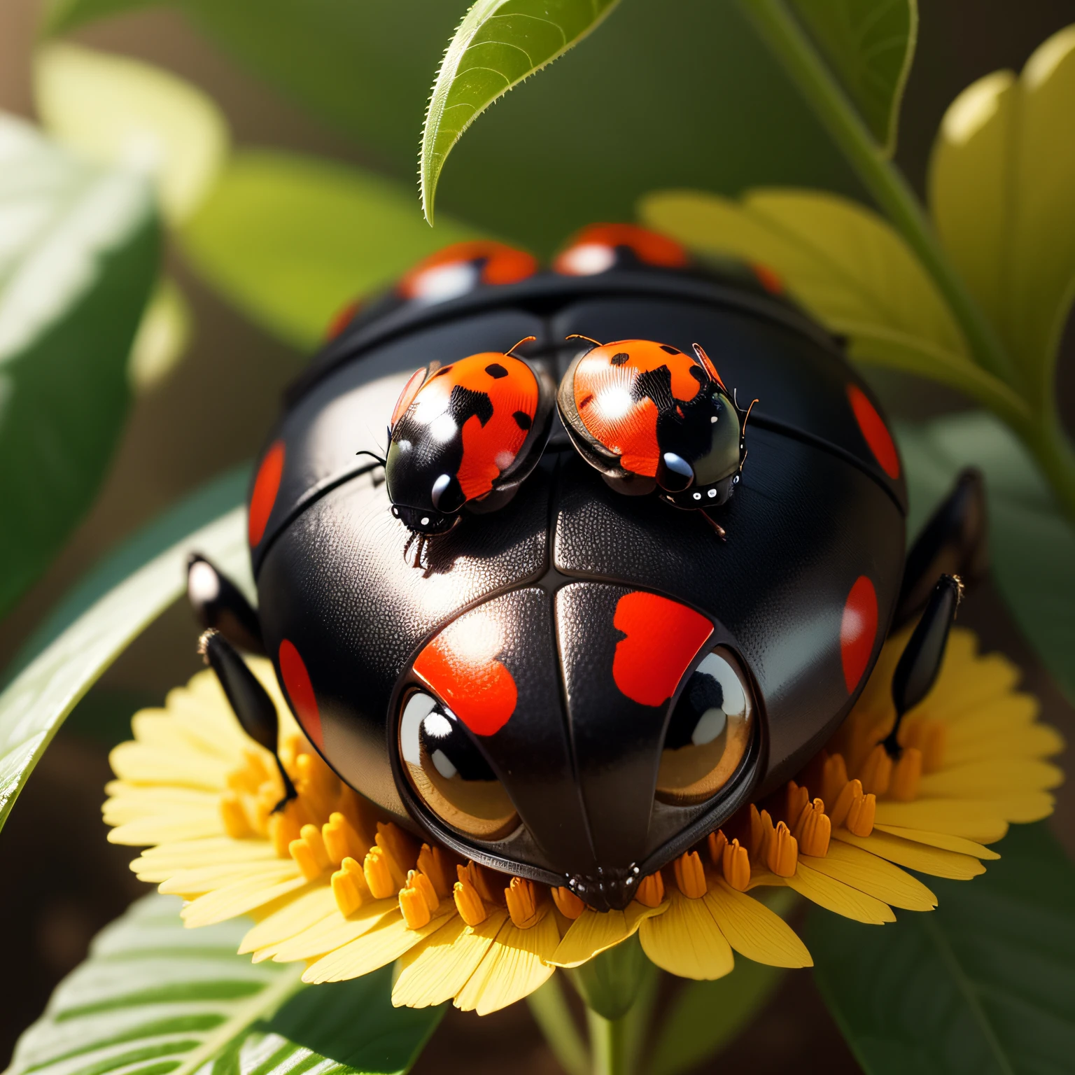 imagens de joaninhas: [Imagem de uma joaninha vermelha com pontos pretos] [Imagem de uma joaninha preta com pontos vermelhos] [Imagem de uma joaninha laranja com pontos pretos] [Imagem de uma joaninha amarela com pontos pretos] [Imagem de uma joaninha verde com pontos pretos] Ladybugs are small, insetos redondos com asas. They are usually red or orange with black dots, but they can also be black or yellow with red or black dots. Ladybugs are found all over the world and are known for their pest control abilities. Eles comem insetos nocivos, as aphids, besouros e lagartas. Ladybugs are considered lucky creatures in many cultures. imagens de joaninhas: [Imagem de uma joaninha vermelha com pontos pretos] [Imagem de uma joaninha preta com pontos vermelhos] [Imagem de uma joaninha laranja com pontos pretos] [Imagem de uma joaninha amarela com pontos pretos] [Imagem de uma joaninha verde com pontos pretos] Ladybugs are small, insetos redondos com asas. They are usually red or orange with black dots, but they can also be black or yellow with red or black dots. flores e insetos.
The ladybug is also a gentle and friendly creature. She is always willing to help others. She is a loyal and reliable friend to beetles and caterpillars. Ladybugs are considered lucky creatures in many cultures.  beleza da joaninha no jardim das flores, flores ultra detalhadas e raras:

The ladybug's body is as small as a pinhead, But its black dots are as big as the human eye.
The petals of the flowers are as thin as paper and as delicate as butterfly wings.
The garden is full of butterflies, bees and other insects that buzz and dance through the air.
The sun shines so brightly that its rays look like diamonds on the ground.
The ladybug is a curious and exploitative creature. She's always looking for new things to see and experience. Ela ama explorar o jardim e conhecer as diferente