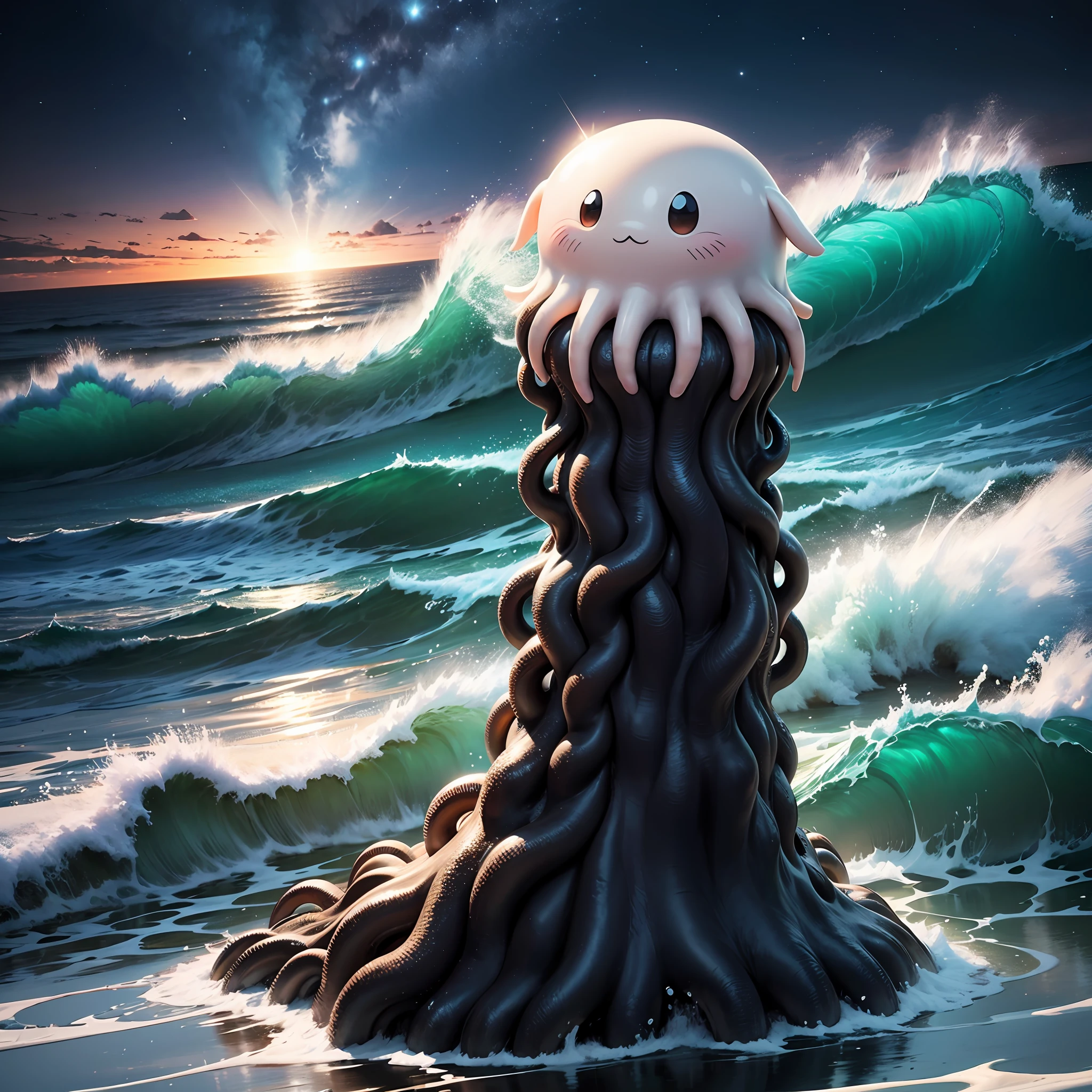 terroral,tentaculata ,the ocean,starrysky --auto