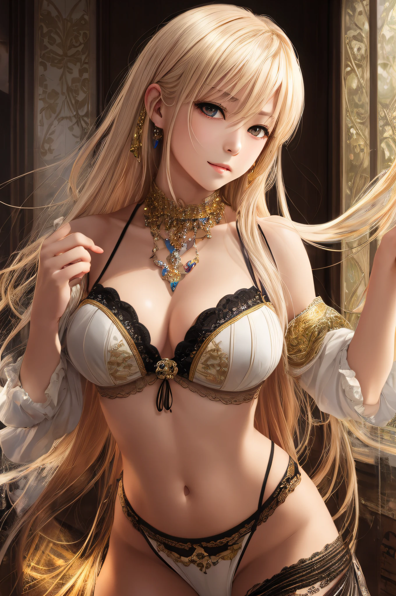 masterpiece、 high-level image quality、 Amenouzume no Mikoto、 Heavenly Lady's Life、 Heavenly Iwato、 dance、 striptease