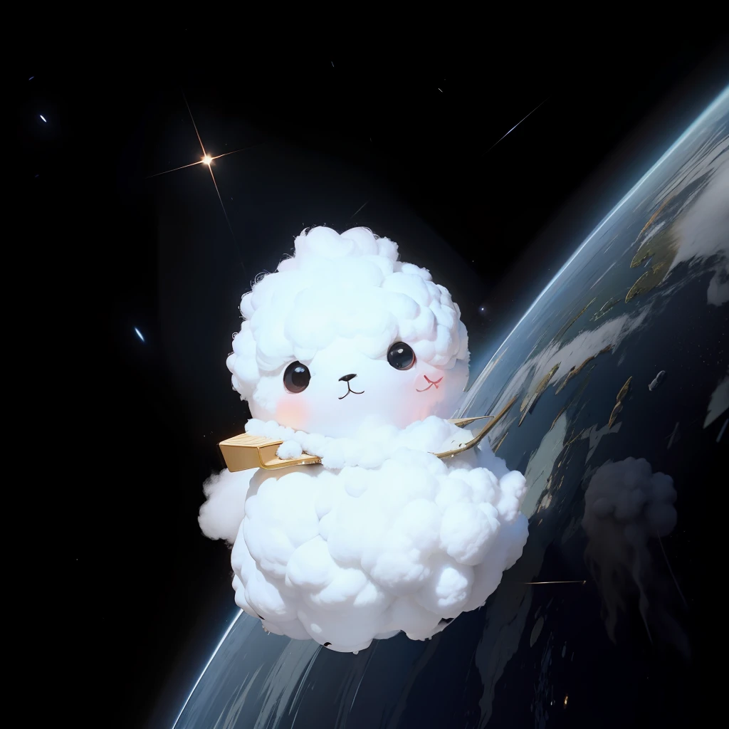 fluffy cotton galaxy