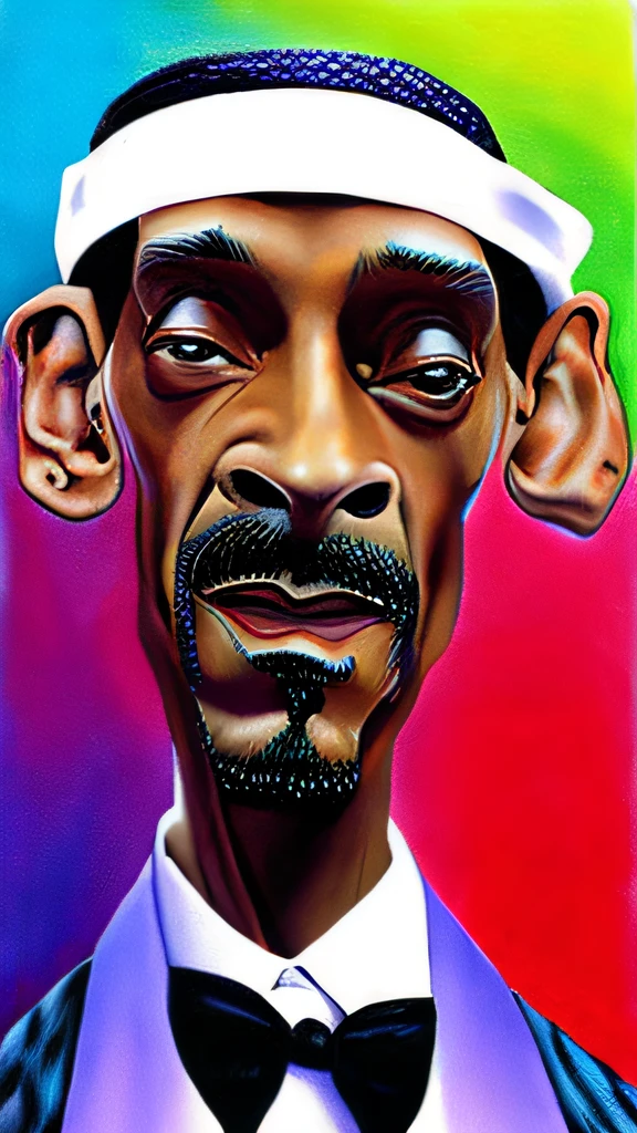 An oil on canvas portrait of Snoop Dogg, Mark Ryden, very detailed, clean, high quality, sharp image