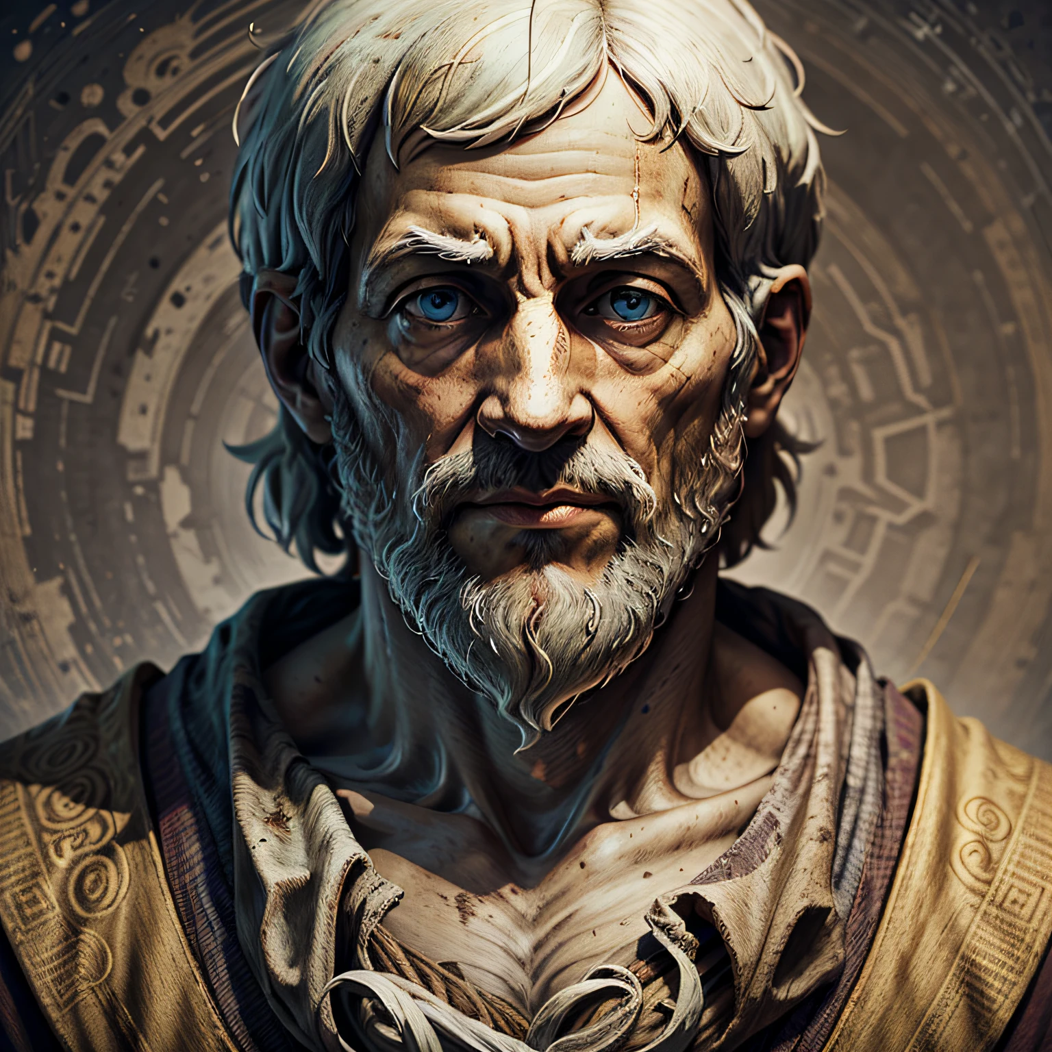 Aristotle philosopher face
