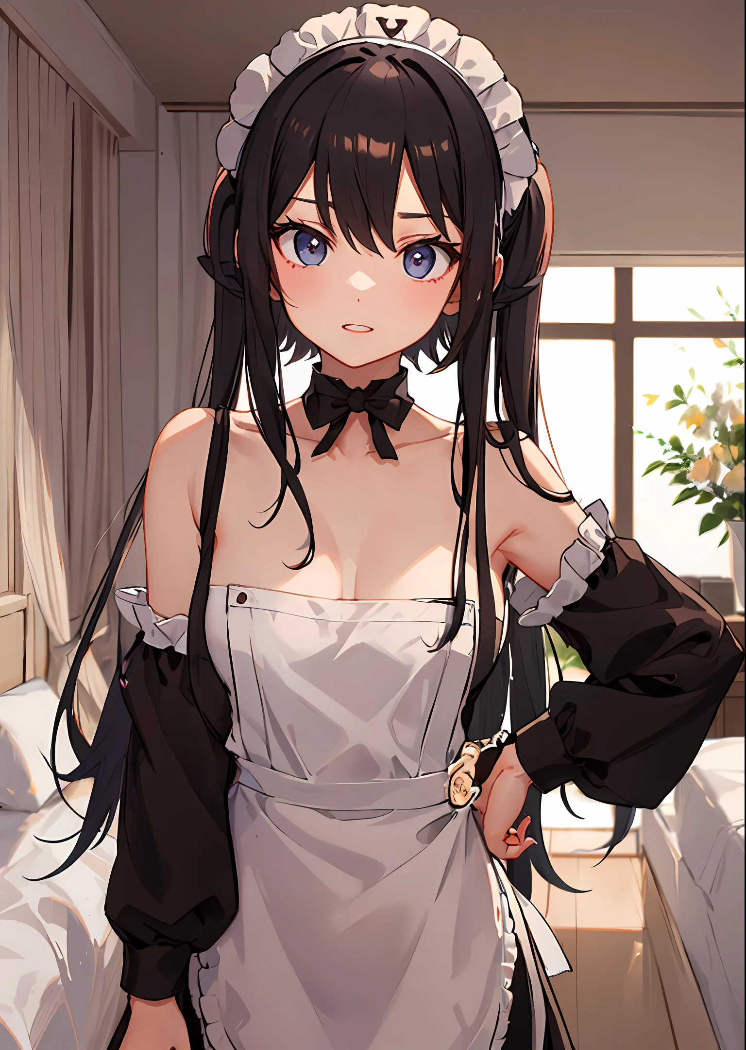 Naked maid