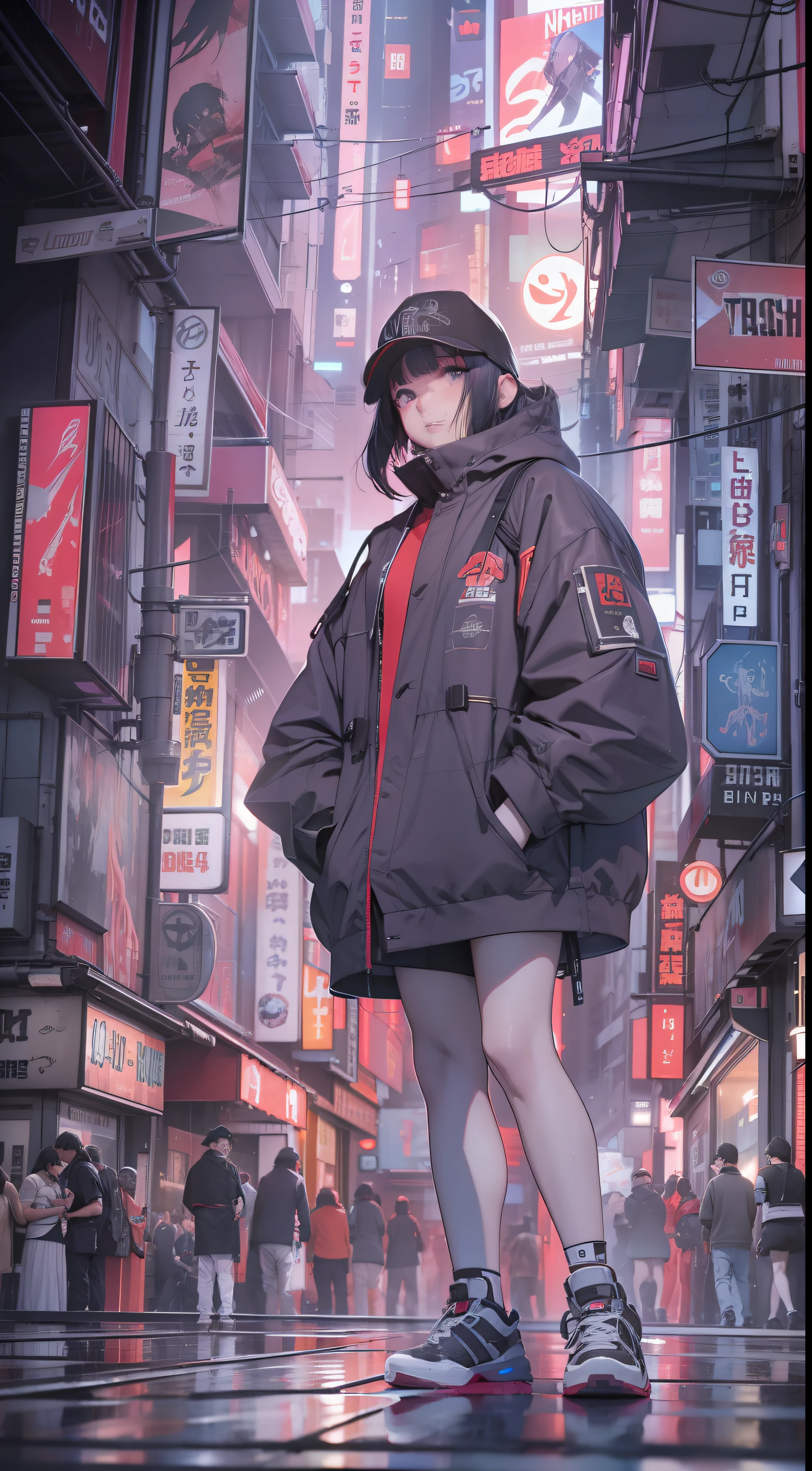 SF、HIPHOP、bladerunner、guns、dark、Cyberspace、Laughing Girl、rapper、Kabukicho、Ghost in the Shell
