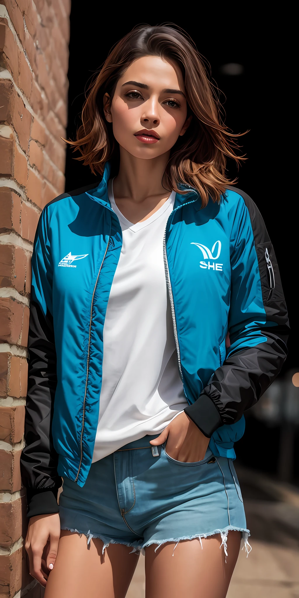 linda (mulher) skateboarder sueca, (((loira))), corpo inteiro, em roupa windbreakers jacket, ((magro, pequeno)), ((sentada)), fotorrealista, foto, obra-prima, realista, realismo, fotorrealismo, alto contraste, Photorealistic digital art trend on Artstation 8k HD high definition realistic detail, detalhada, textura da pele, hiperdetalhada, textura realista da pele, armadura, melhor qualidade, ultra high-resolution, (fotorrealista: 1.4), alta resolução, detalhada, foto crua, sharp re, by John Rankin Waddel nikon d850 film stock photography 4 camera kodak portra 400 lens f1.6 pale colors hyper realistic texture dramatic lighting unrealengine trend in artstation cinestill 800, RAW.