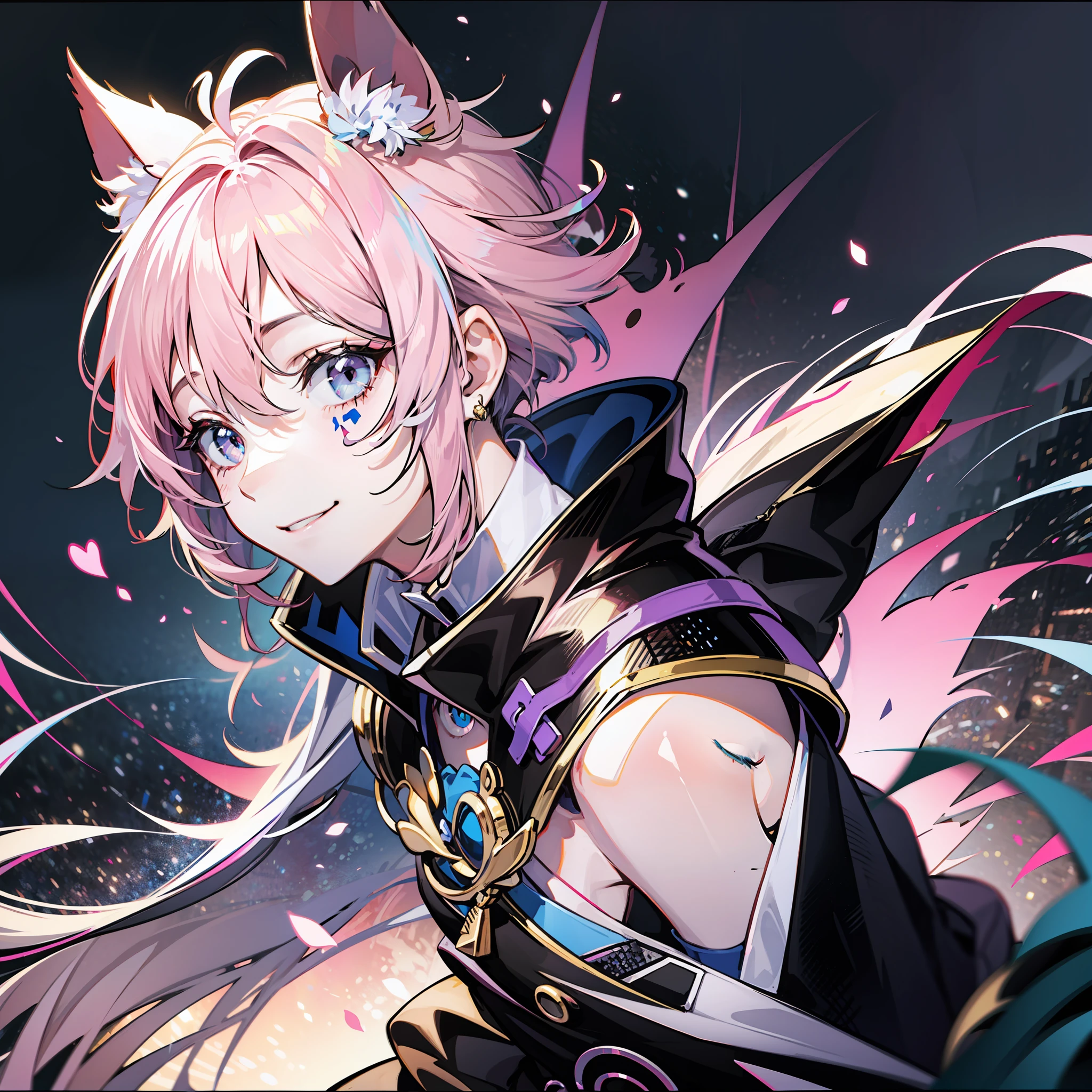 ssmile,Pink hair