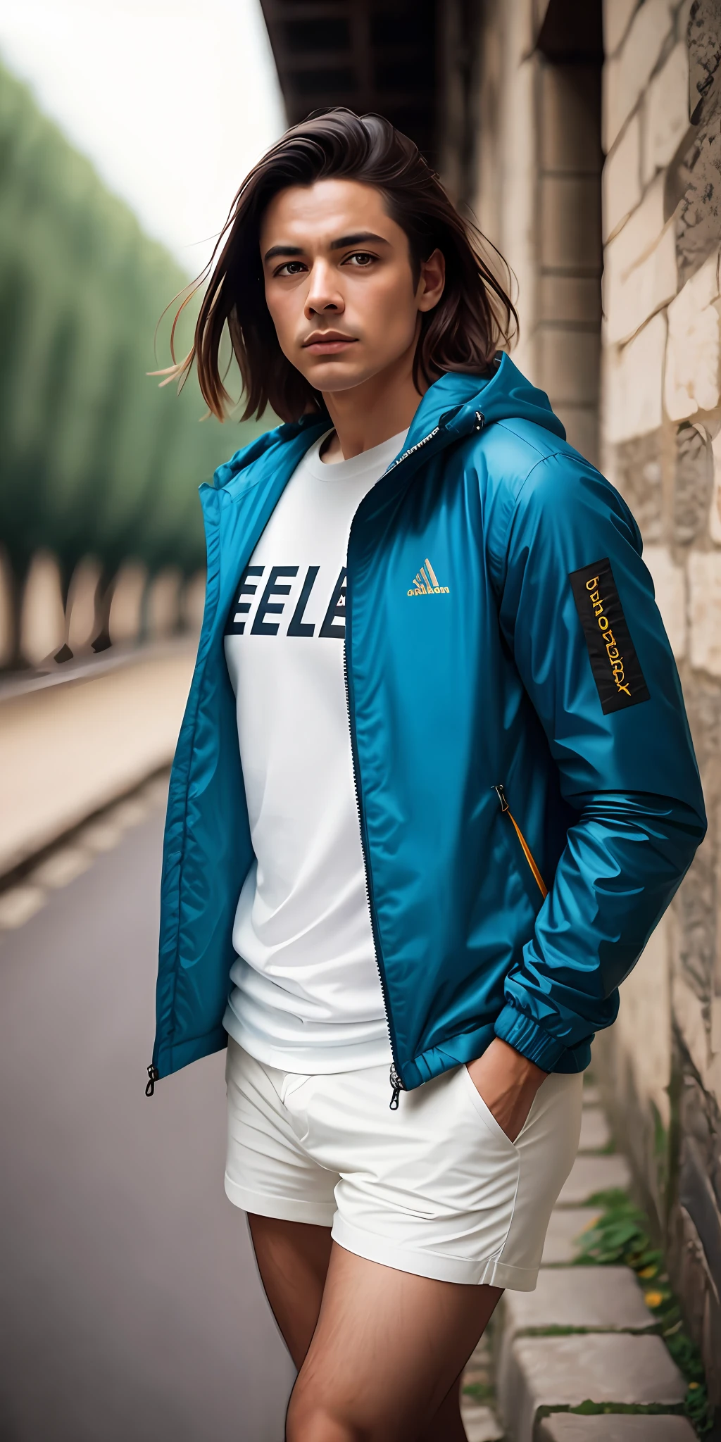 Linda (mulher) Skatista sueco, (((Loire))), corpo inteiro, em roupa windbreakers jacket, ((magro, pequeno)), ((sentado)), fotografiarrealista, fotografia, obra-prima, realista, Realismo, renderizado, Alto contraste, digital art, photographicrealistic, trending on Artstation 8k HD, high definition, detailed, realistic;, detalhada, textura da pele, hiperdetalhada, Textura realista da pele, armadura, melhor qualidade, ultra high-resolution, (fotografiarrealista: 1.4), alta resolução, detalhada, fotografia crua, sharp re, by John Rankin Waddel nikon d850 film stock photography 4 camera kodak portra 400 lens f1.6 pale colors hyper realistic texture dramatic lighting unreal trend in artstation cinestill 800, .RAW.