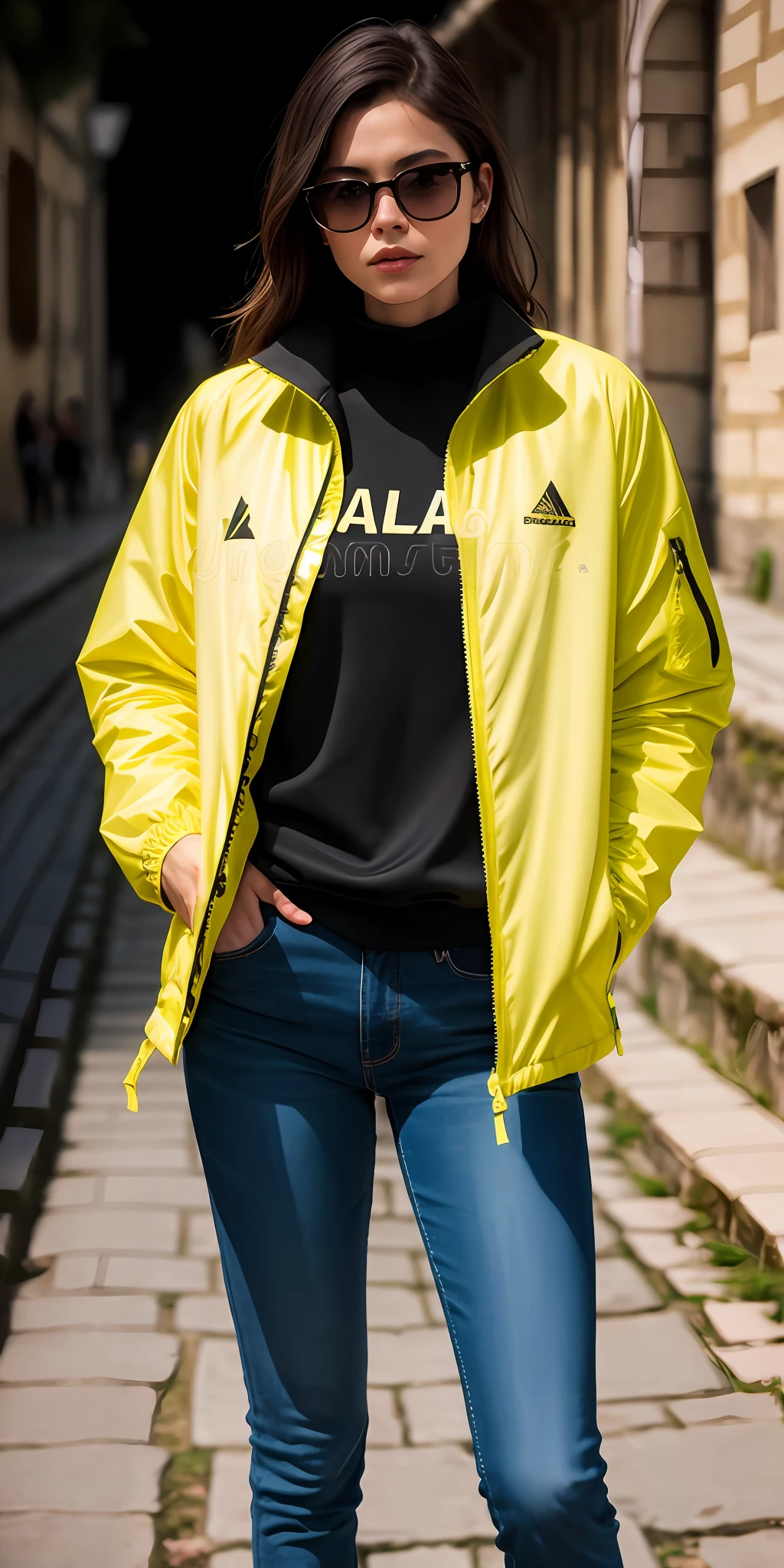 Linda (mulher) Skatista sueco, (((Loire))), corpo inteiro, em roupa windbreakers jacket, ((magro, pequeno)), ((sentado)), fotografiarrealista, fotografia, obra-prima, realista, Realismo, renderizado, Alto contraste, digital art, photographicrealistic, trending on Artstation 8k HD, high definition, detailed, realistic;, detalhada, textura da pele, hiperdetalhada, Textura realista da pele, armadura, melhor qualidade, ultra high-resolution, (fotografiarrealista: 1.4), alta resolução, detalhada, fotografia crua, sharp re, by John Rankin Waddel nikon d850 film stock photography 4 camera kodak portra 400 lens f1.6 pale colors hyper realistic texture dramatic lighting unreal trend in artstation cinestill 800, .RAW.