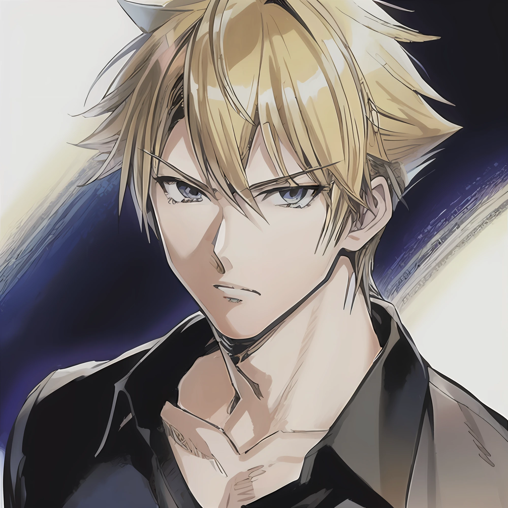 (Masterpiece : 1,8), 64k quality, final fantasy artwork concept, detailed manga eyes, detailed hair, detailed clothes, detailed body, cleaner designs, detailed face pronounced, shiny objects like jewels, see creases on clothes, more coherent clothing, more rounded eyes transparent liquid globular, more colors, more coherent clothing , correct the features of the clothes, better eyes contour, better shoulders, really colorful, coarser line, black line, finishing . (coarser line) (black line) (homogeneous rendering: 1.3)