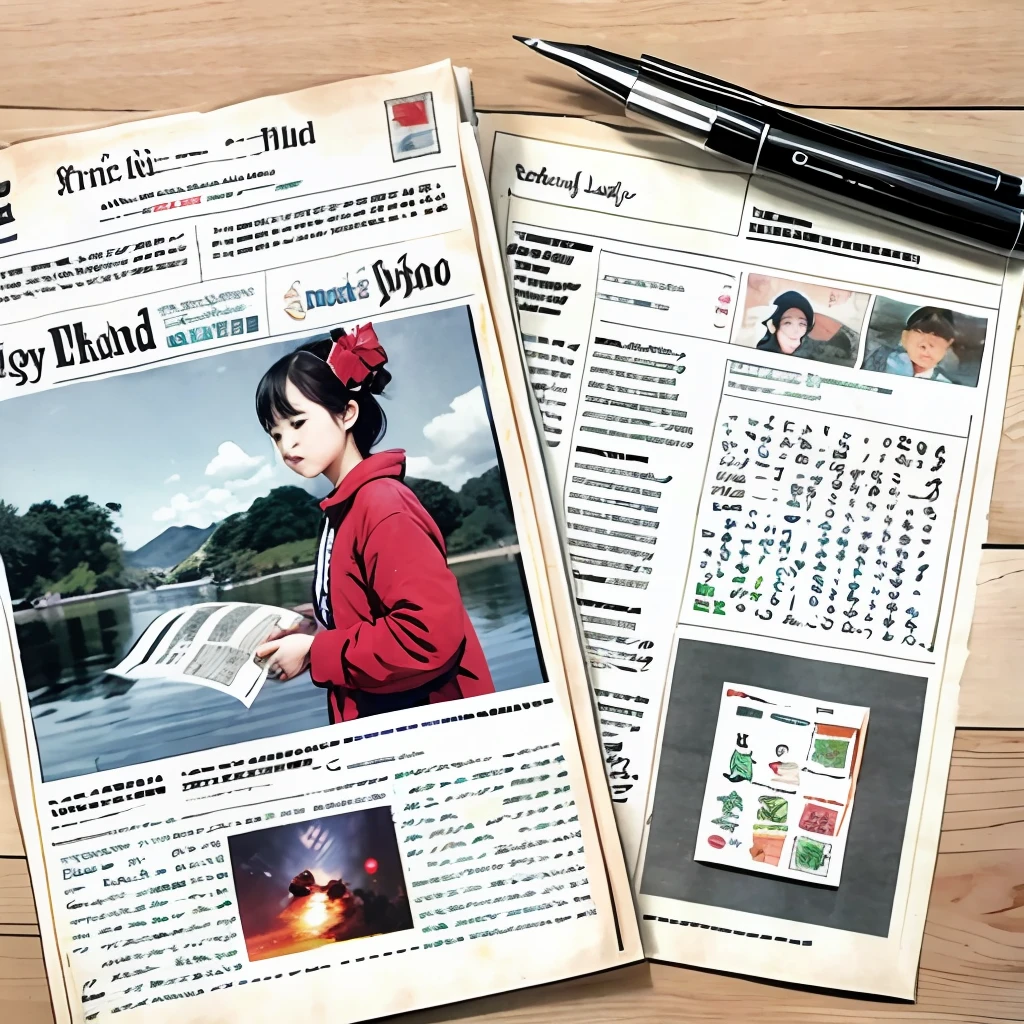Hand-copied newspapers，English，Fourth grade of primary school，mid-autumn festival