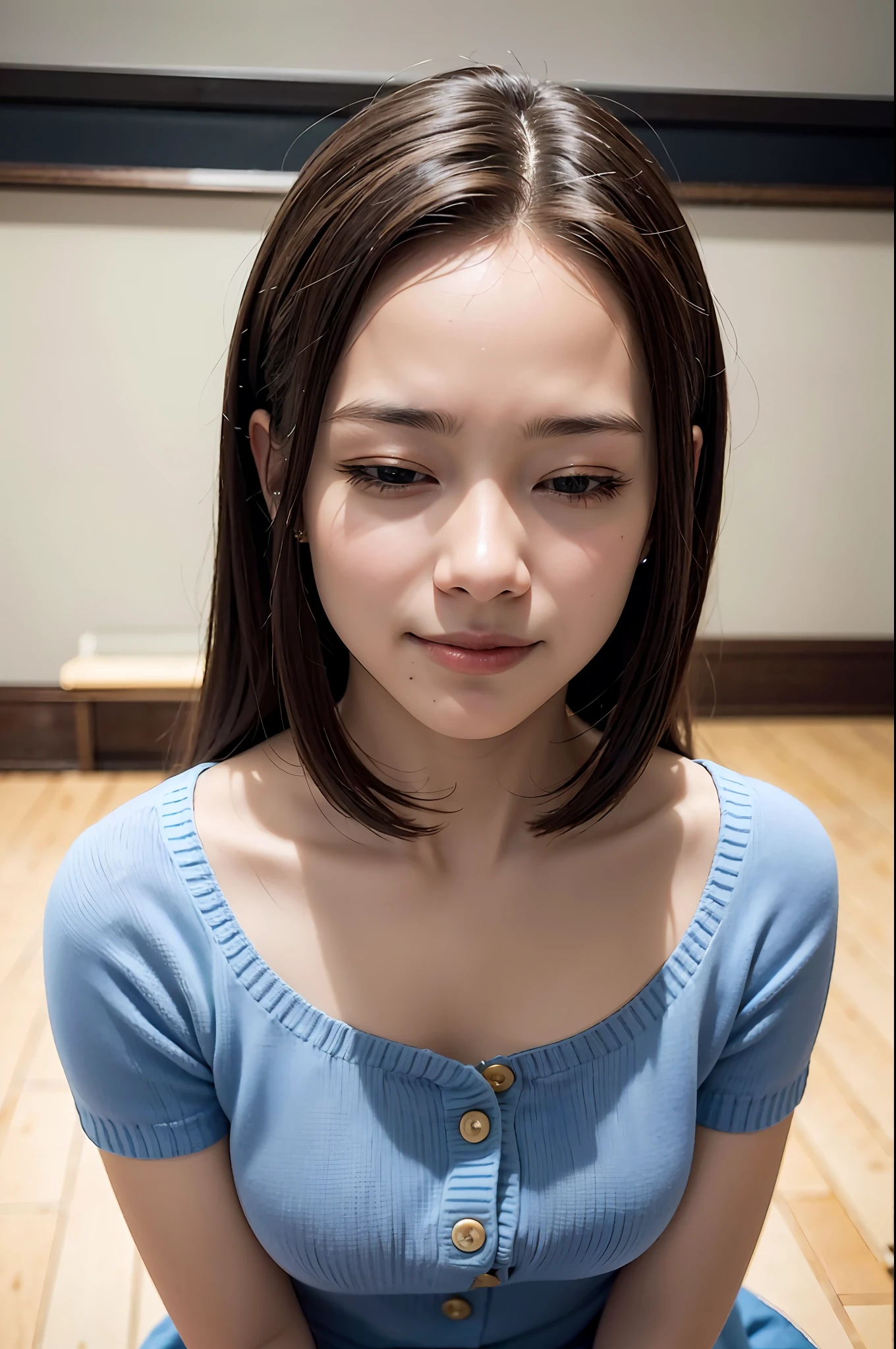 female pervert
(Fine beautiful face)、(Squinting fine beautiful eyes:1.1)、(frowning mouth)、Golden hair、ssmile、
(8k eyes)、(8K pupil)、(Button nose)、
single hair intake、Brunette Longhair、
wearing in(Knitted Dresses)、
standing
Atmospheric perspective、Dark night、
(Photorealsitic:1.4)、​masterpiece、ultra-quality、insanely detaileda、(超A high resolution)、absurderes、