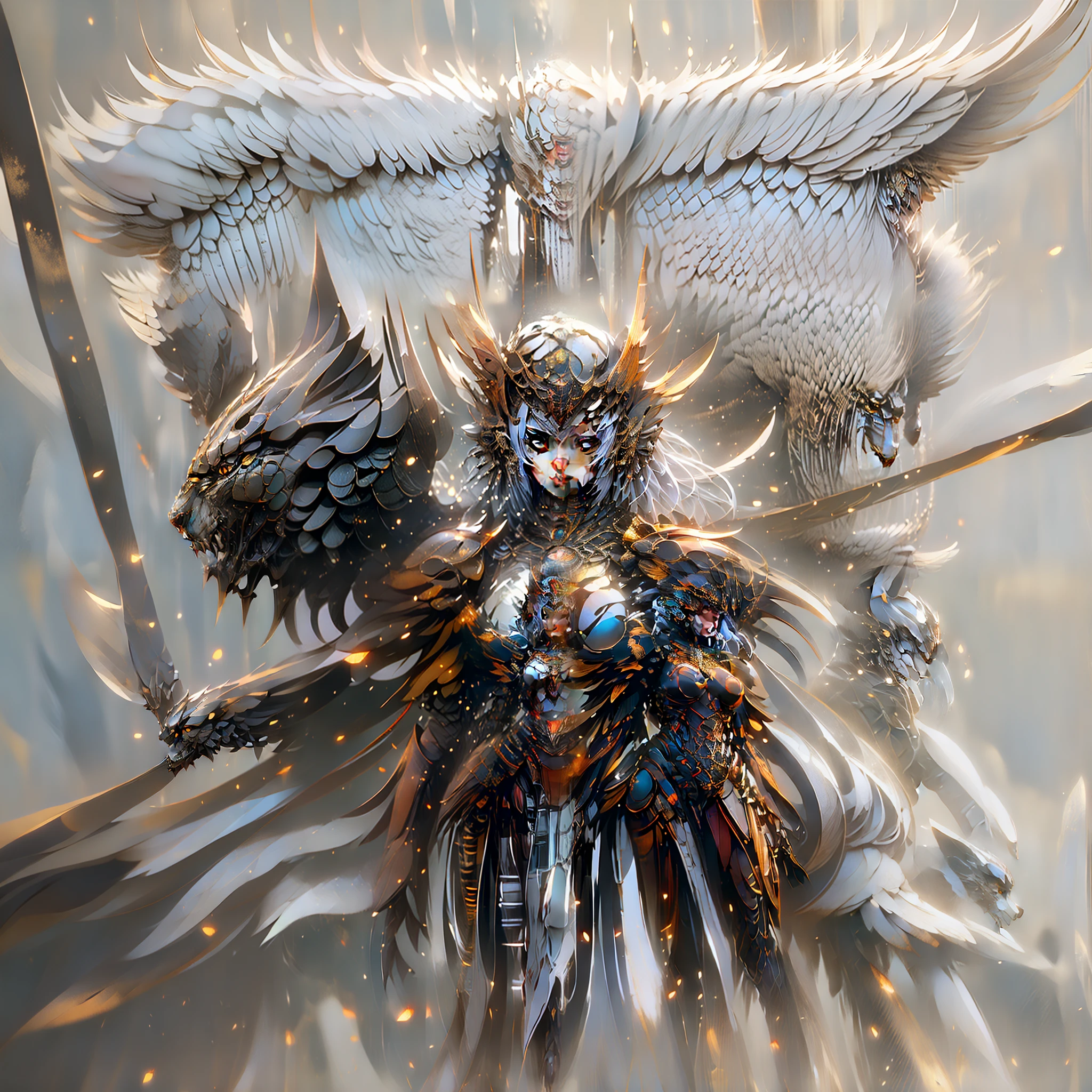 sci-fy,pussycat,Mecha warrior