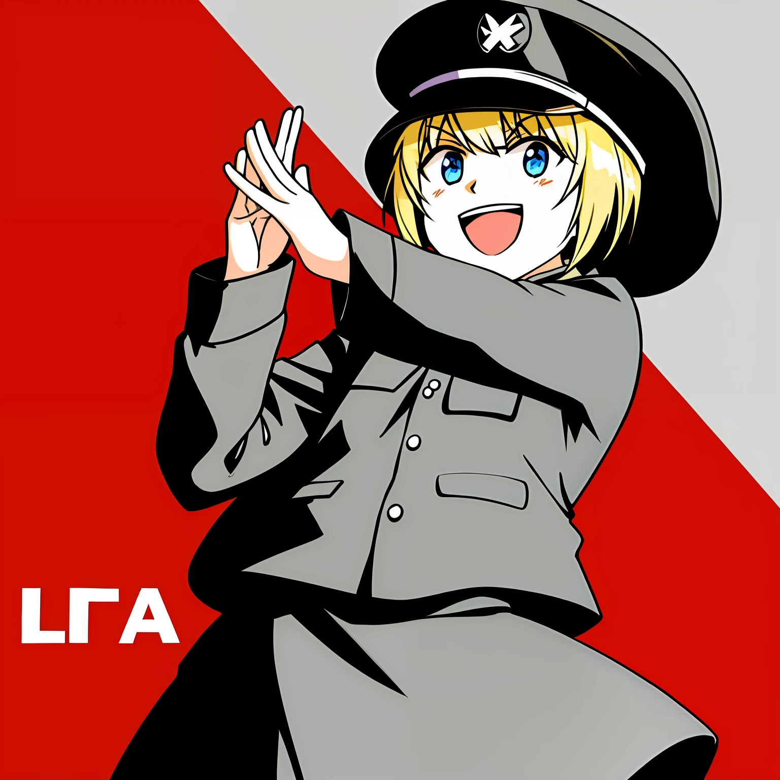 Adolf Hitler feliz