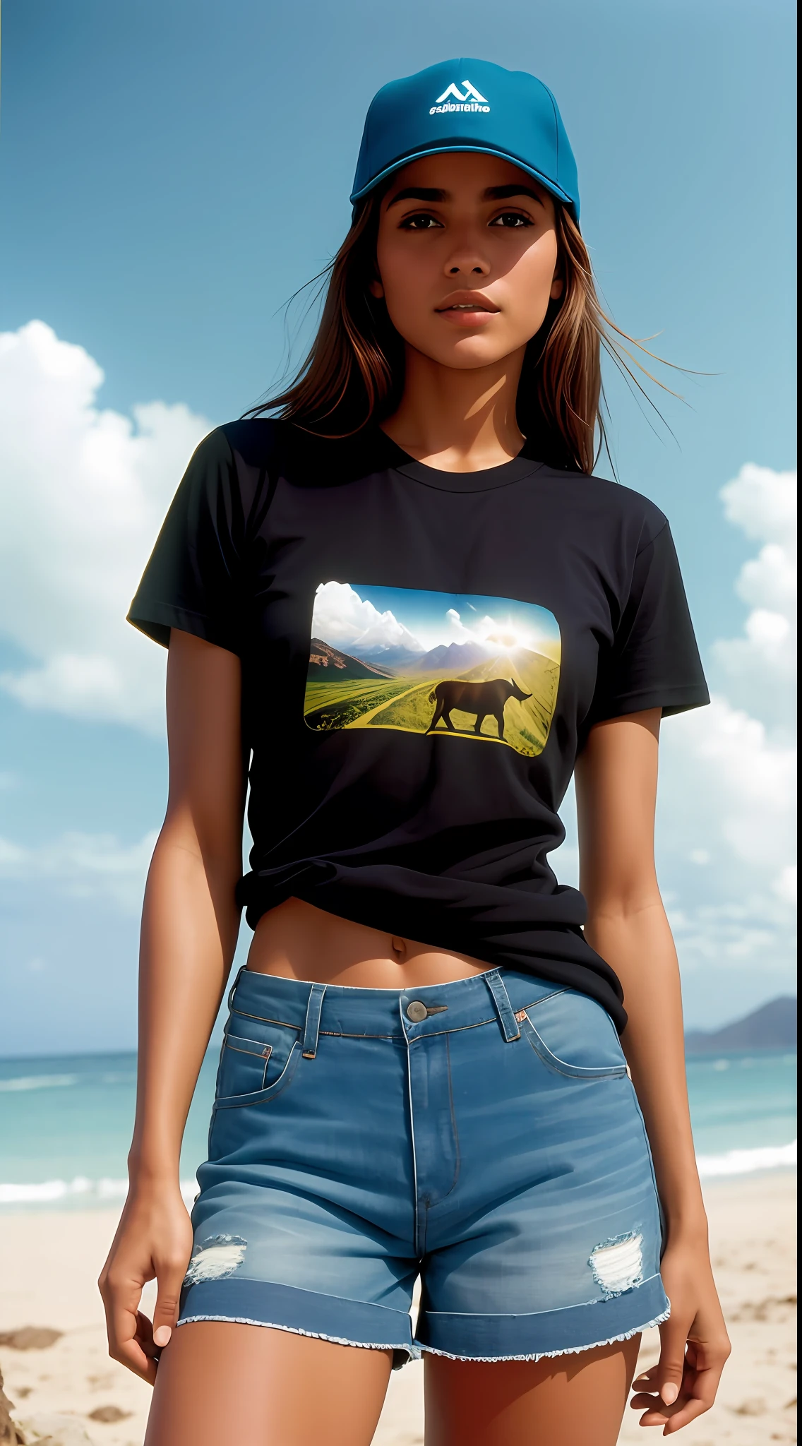 Linda (mulher) sueca, (((Loira))), corpo inteiro, em roupa skateboarder, ((magro, pequeno)), ((t-shirt e shorts)), fotografiarrealista, fotografia, obra-prima, realista, Realismo, renderizado, Alto contraste, digital art, photographicrealistic, trending on Artstation 8k HD, high definition, detailed, realistic;, detalhada, textura da pele, hiperdetalhada, Textura realista da pele, armadura, melhor qualidade, ultra high-resolution, (fotografiarrealista: 1.4), alta resolução, detalhada, fotografia crua, sharp re, by Sebastião Salgado nikon d850 film photography stock 4 camera kodak portra 400 lens f1.6 pale colors hyper realistic texture dramatic lighting unreal trend in artstation cinestill 800, RAW.