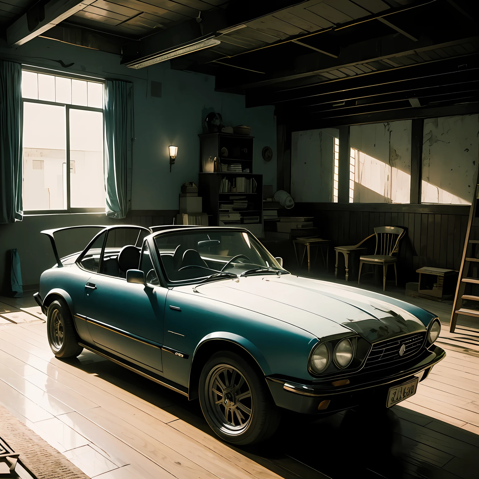 casa, assombrada, sombrio, interior, suspense, noite, darkeness --auto